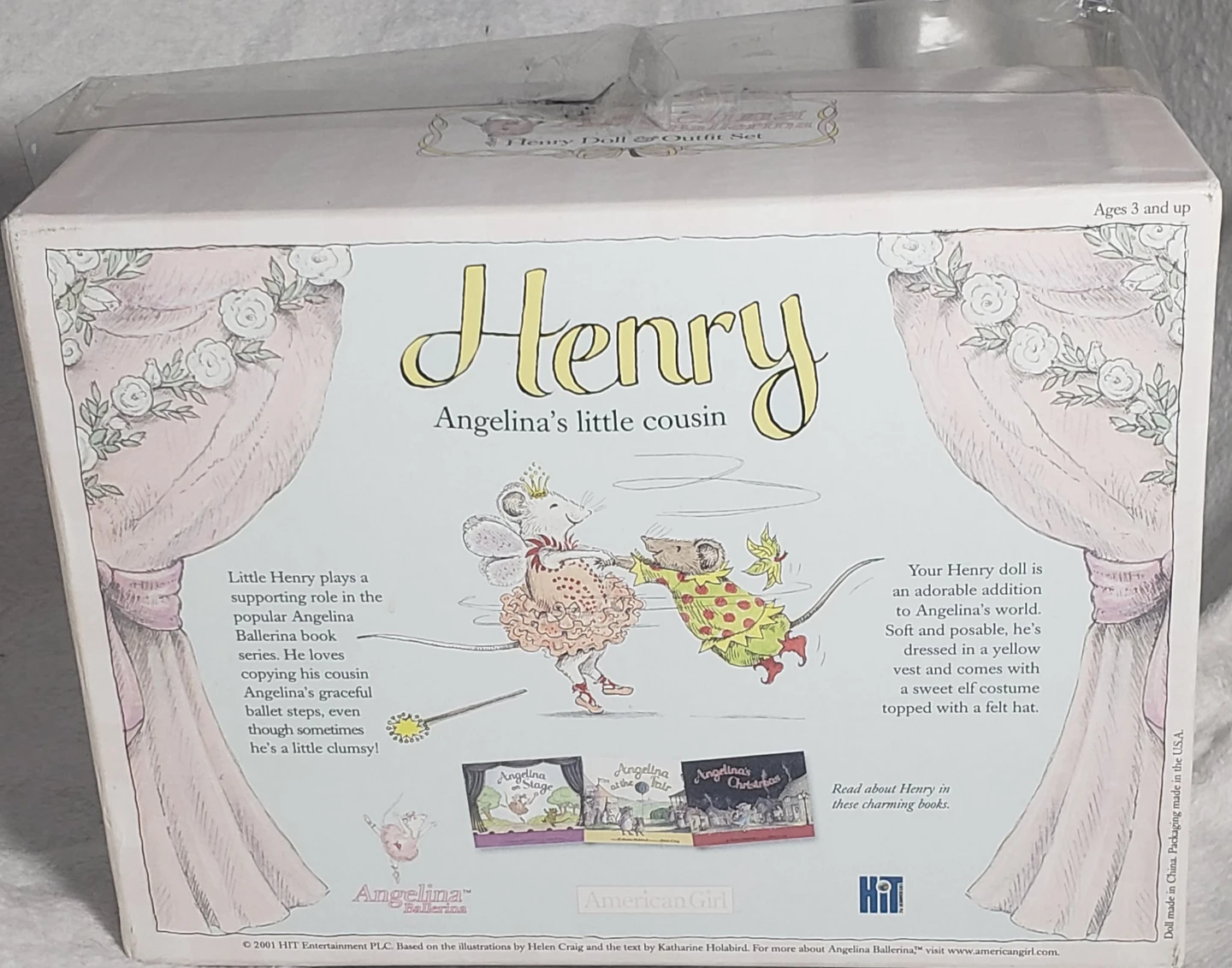 Henry from Angelina Ballerina Doll and Outfit Set - photo 2