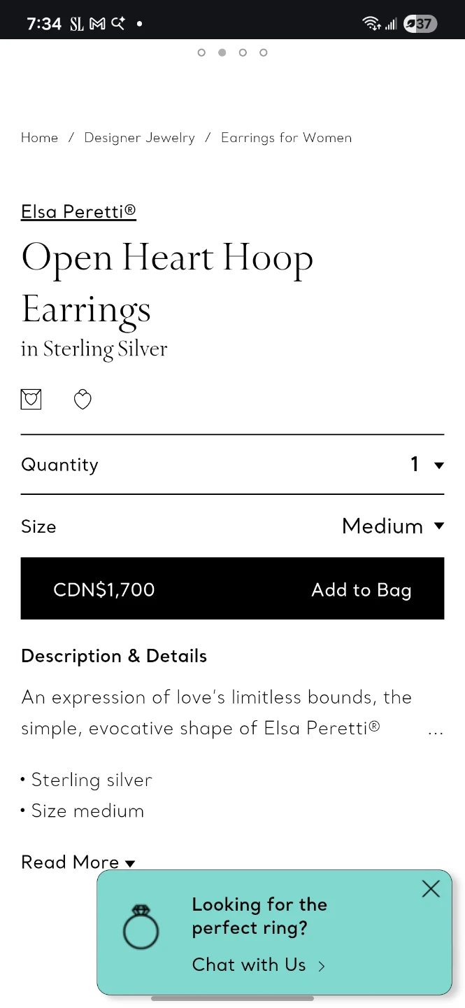 Tiffany earrings - photo 3