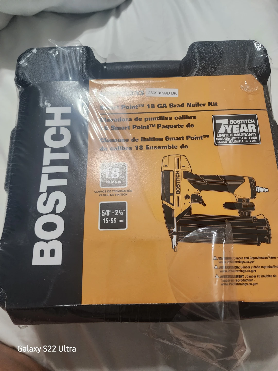 BOSTITCH Smart Point 18 GA Brad Nailer Kit BTFP12233 - photo 2