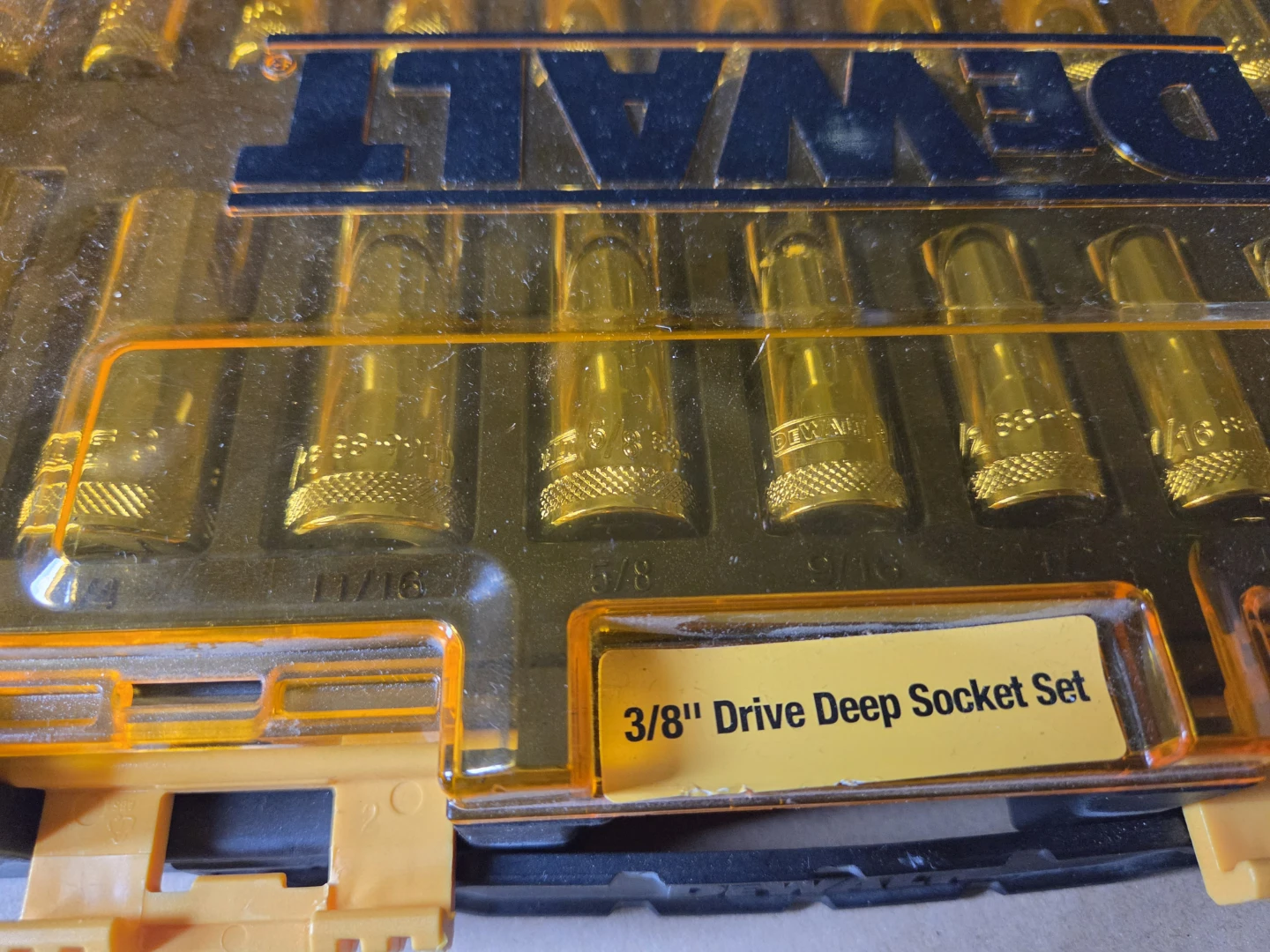20 Piece DeWalt 3/8 Drive Deep Socket Set