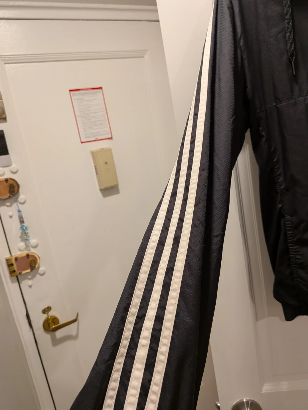 Adidas Black Hooded Jacket Size S - photo 3