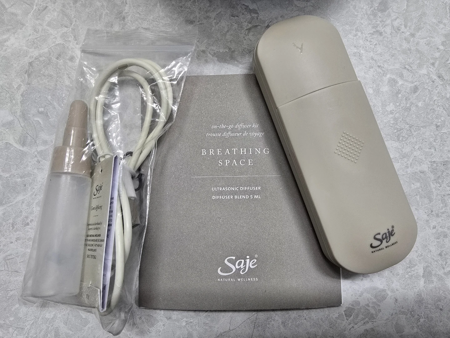 Saje on the go mini diffuser