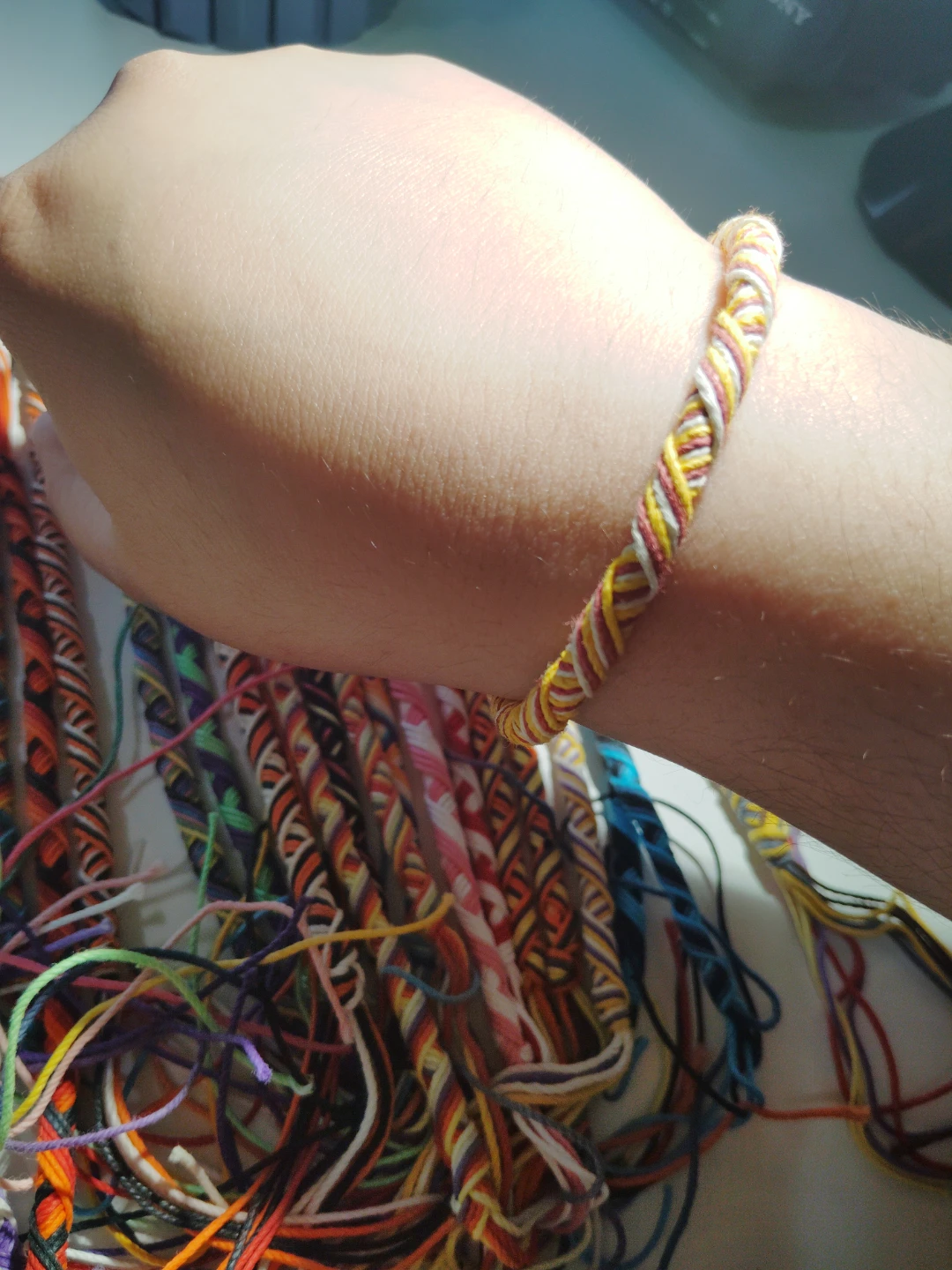 Thread bracletes different prices ($4-5)