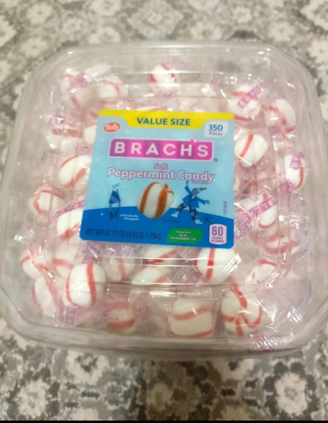 Brach's Soft Peppermint Candy Value Size, 350 Pieces