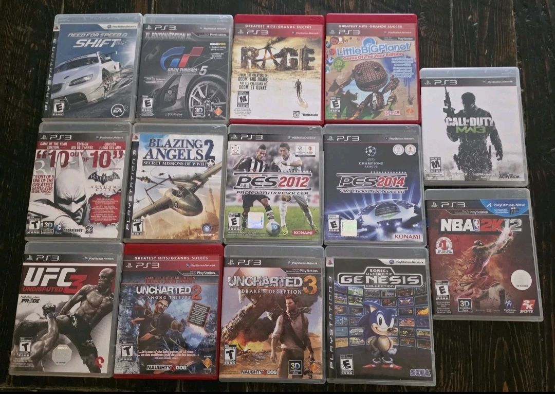 14 Games PS3 Sony Playstation 3 Game Lot