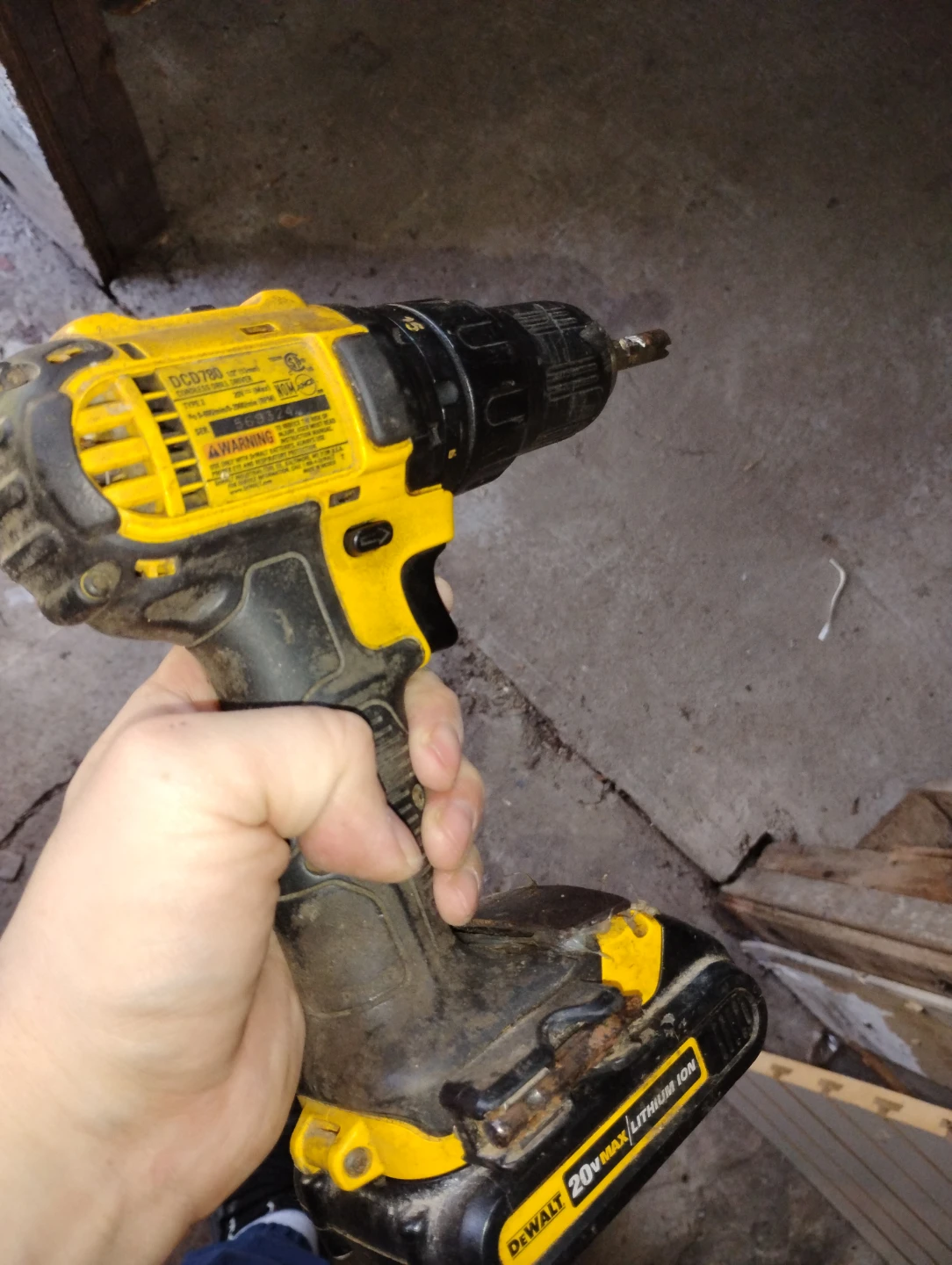 DeWalt DCD780 20V MAX Lithium Ion Cordless Drill