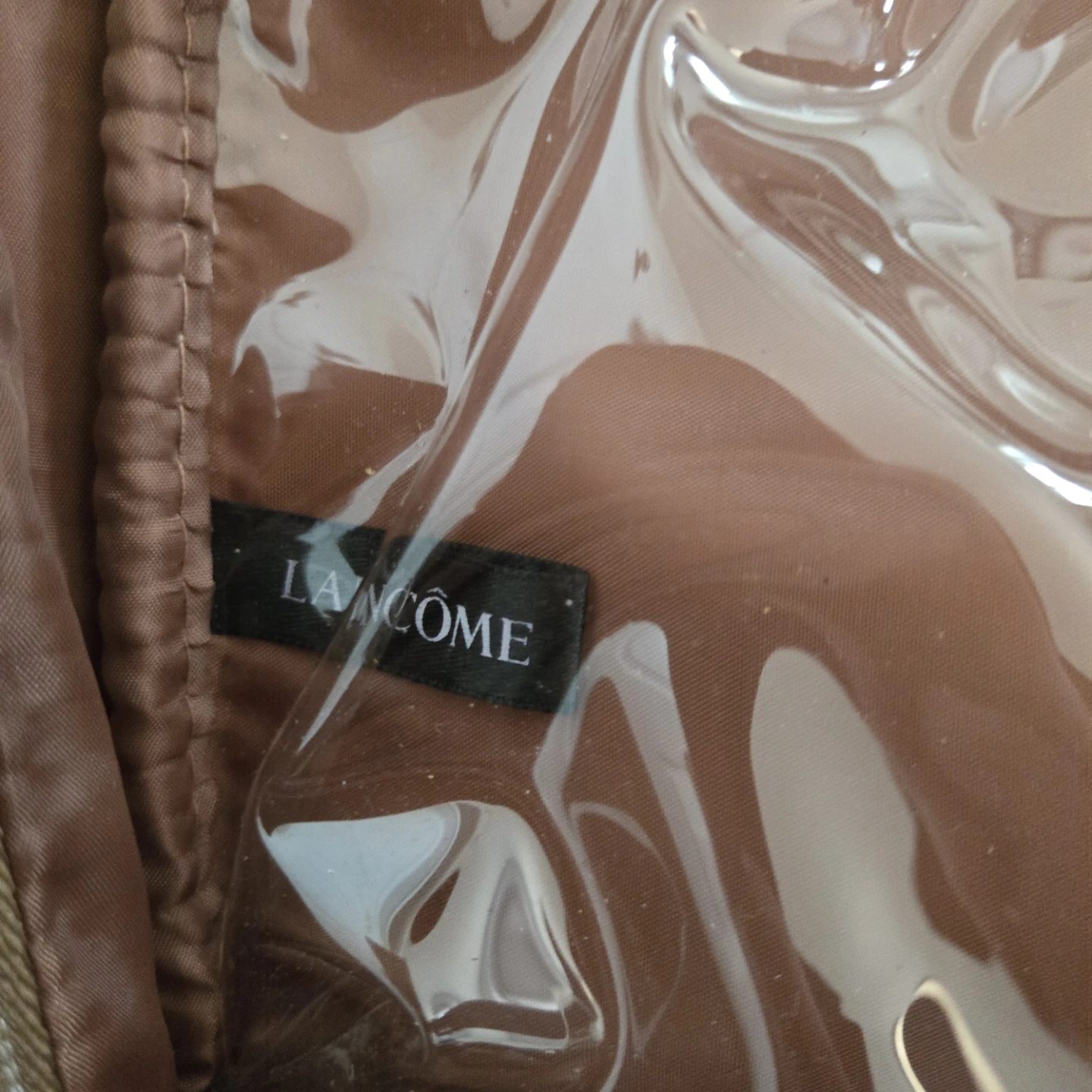 Lancôme Brown Croc Cosmetic Bag - photo 5