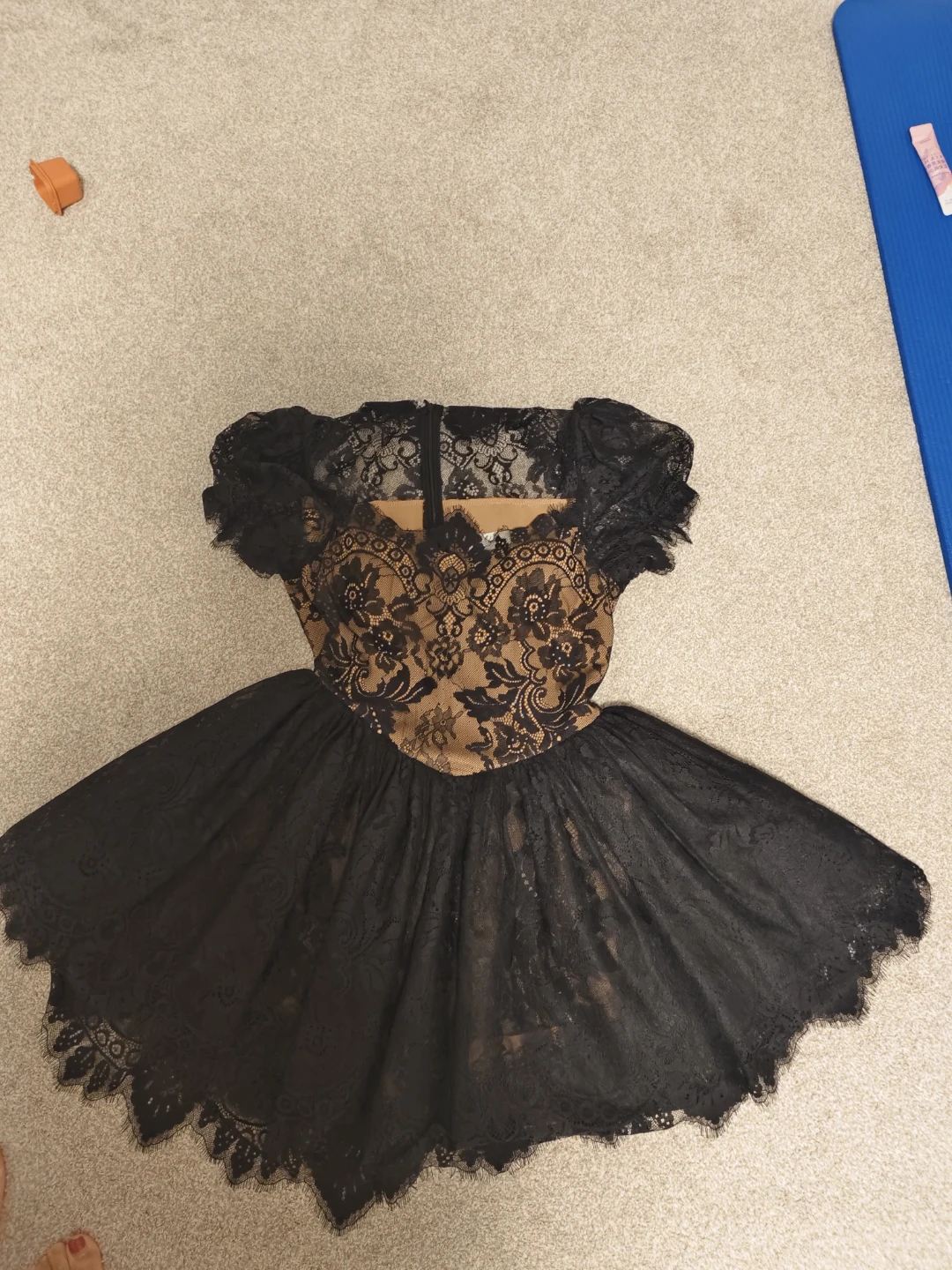 SUPERJOJO Black Lace Dress