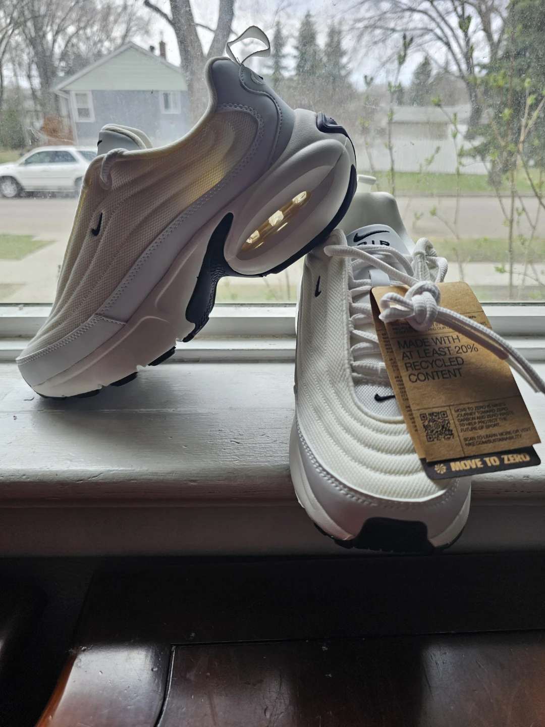 Nike Air Max Plus Drift White Sneakers - photo 3