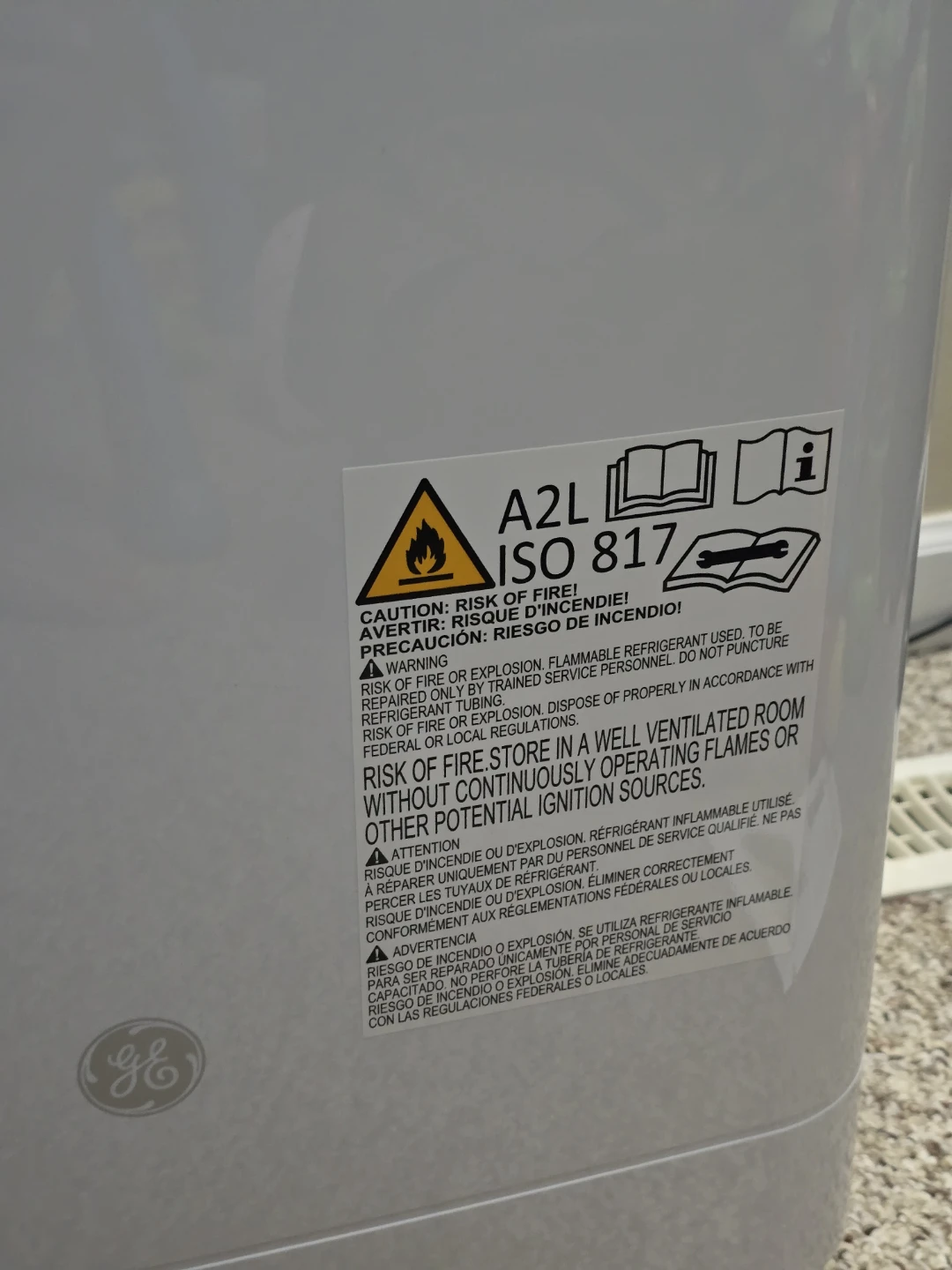GE Portable Air Conditioner - photo 5