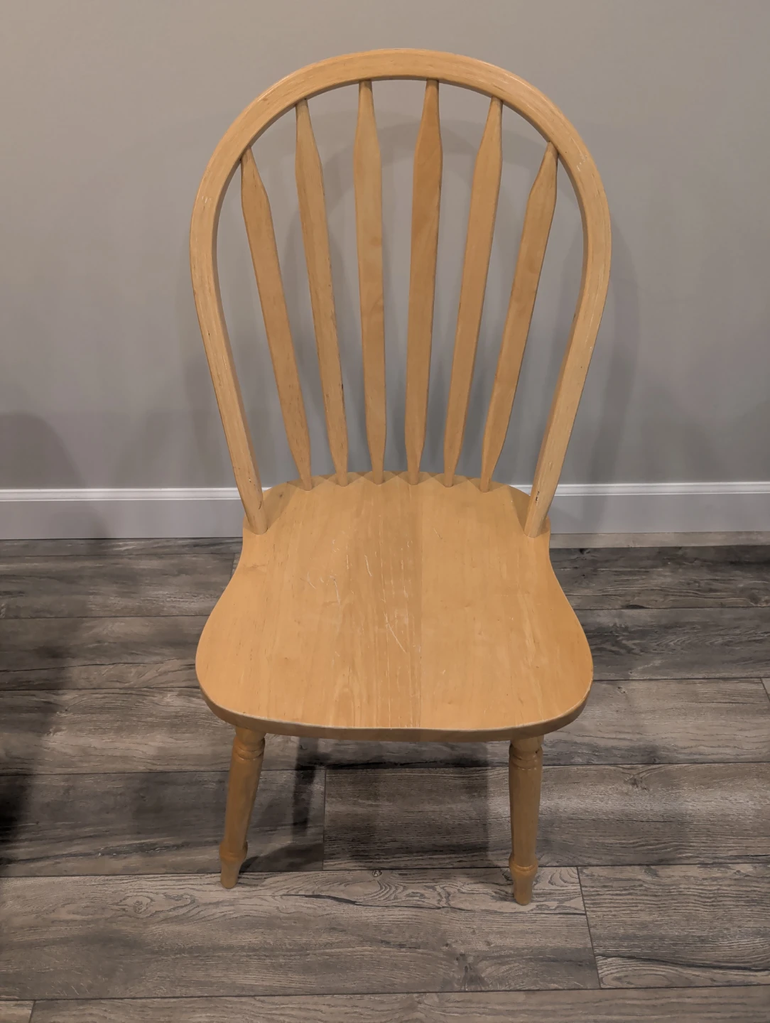 Solid hardwood butterfly leaf table and 4 chairs - photo 5