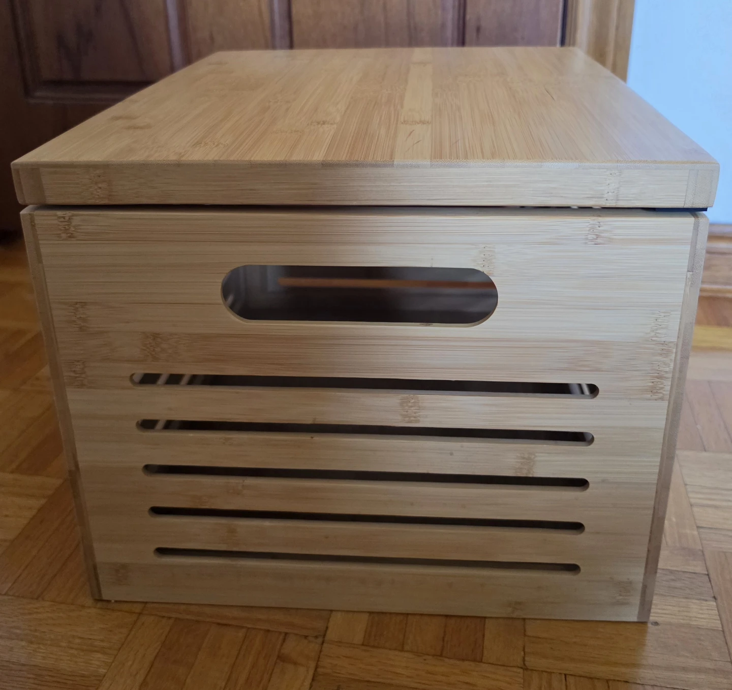 Bamboo Storage Box with Lid - photo 5