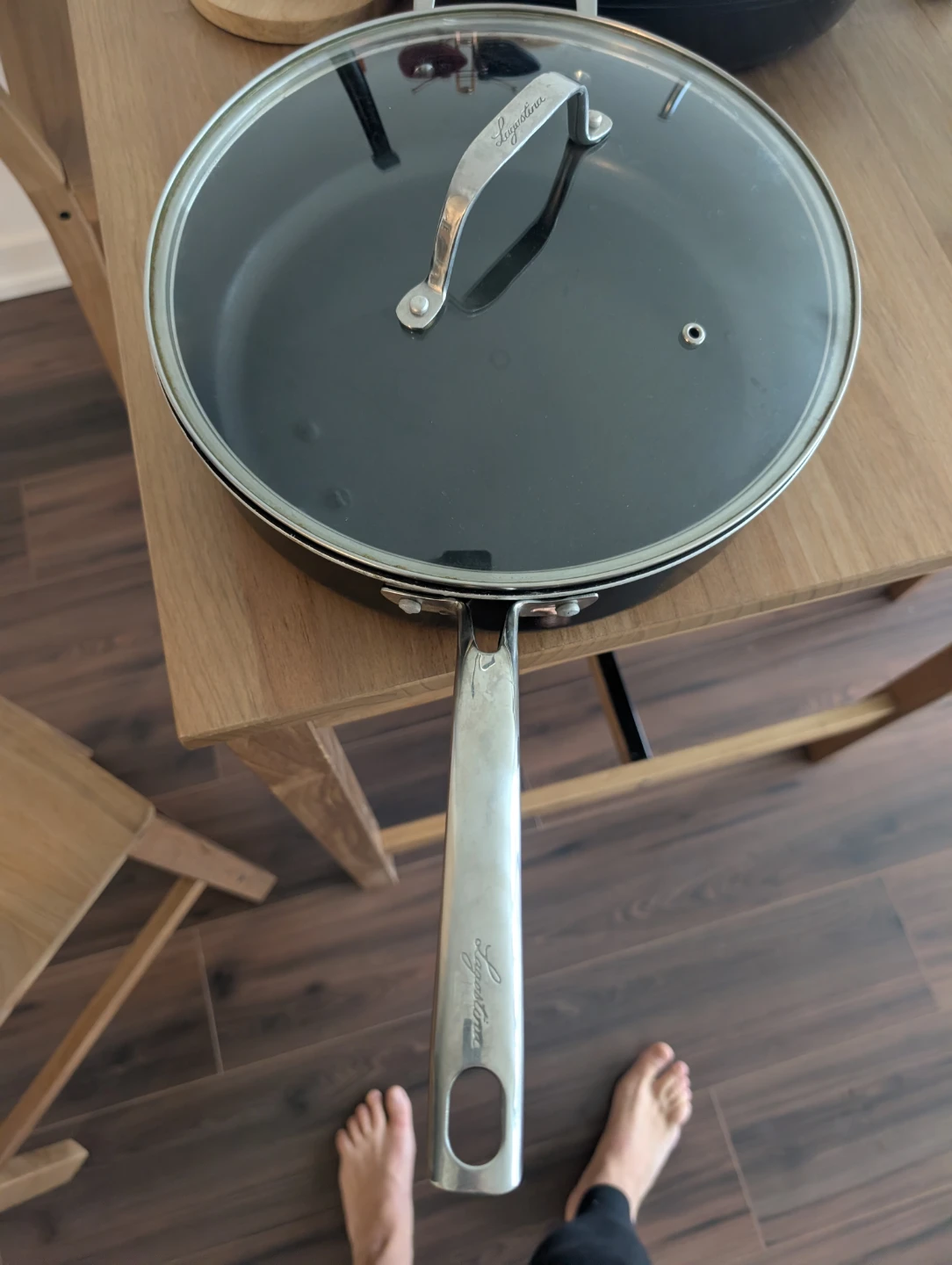 Lagostina Stainless Steel Frying Pan with Lid