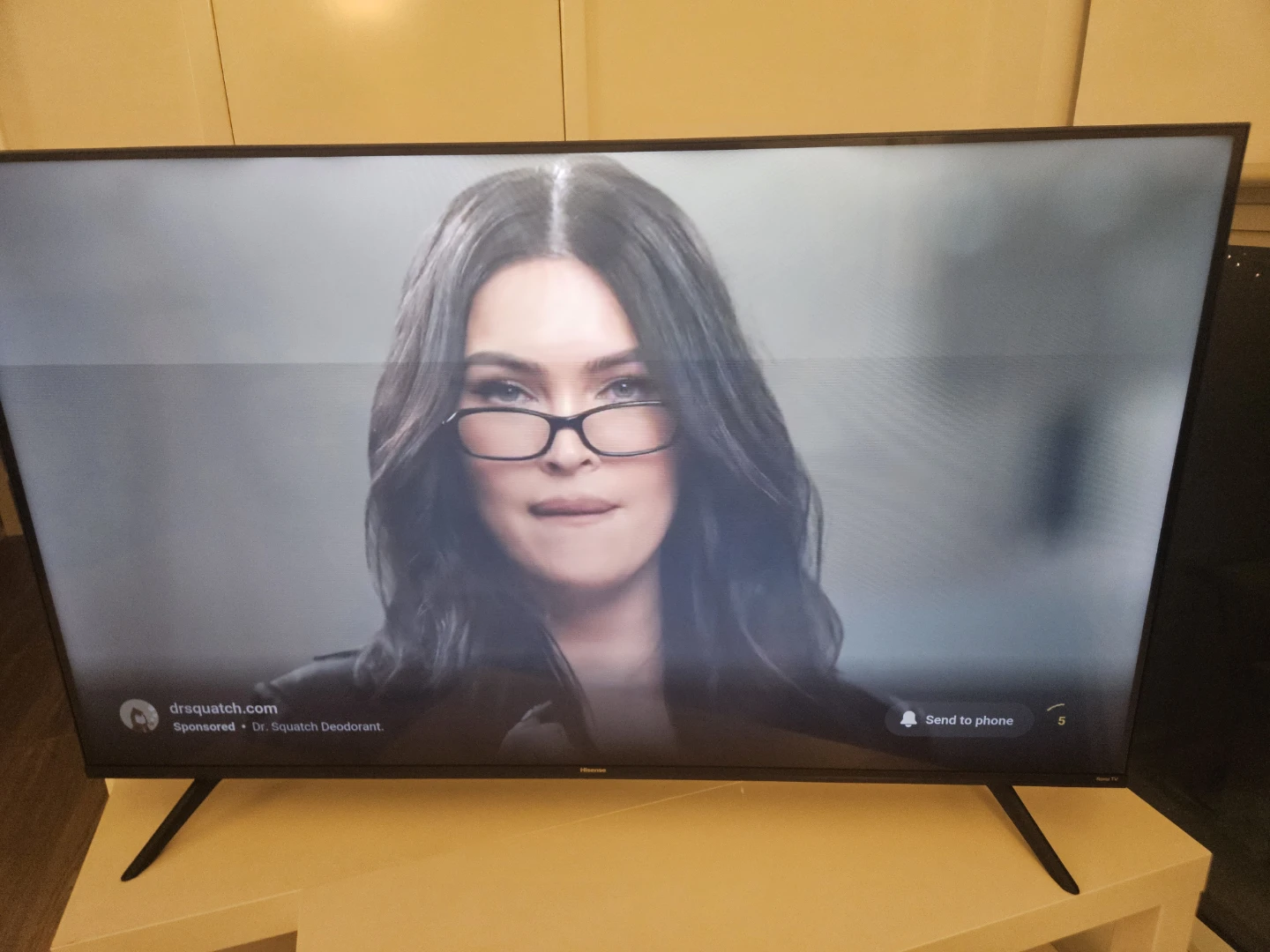 50" Roku TV - Good Condition (Slightly Dim) - $100
