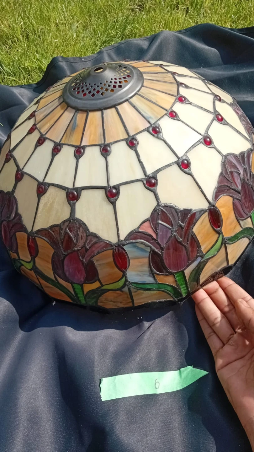 Tiffany Style Stained Glass Lampshade - Multiple Designs - photo 3