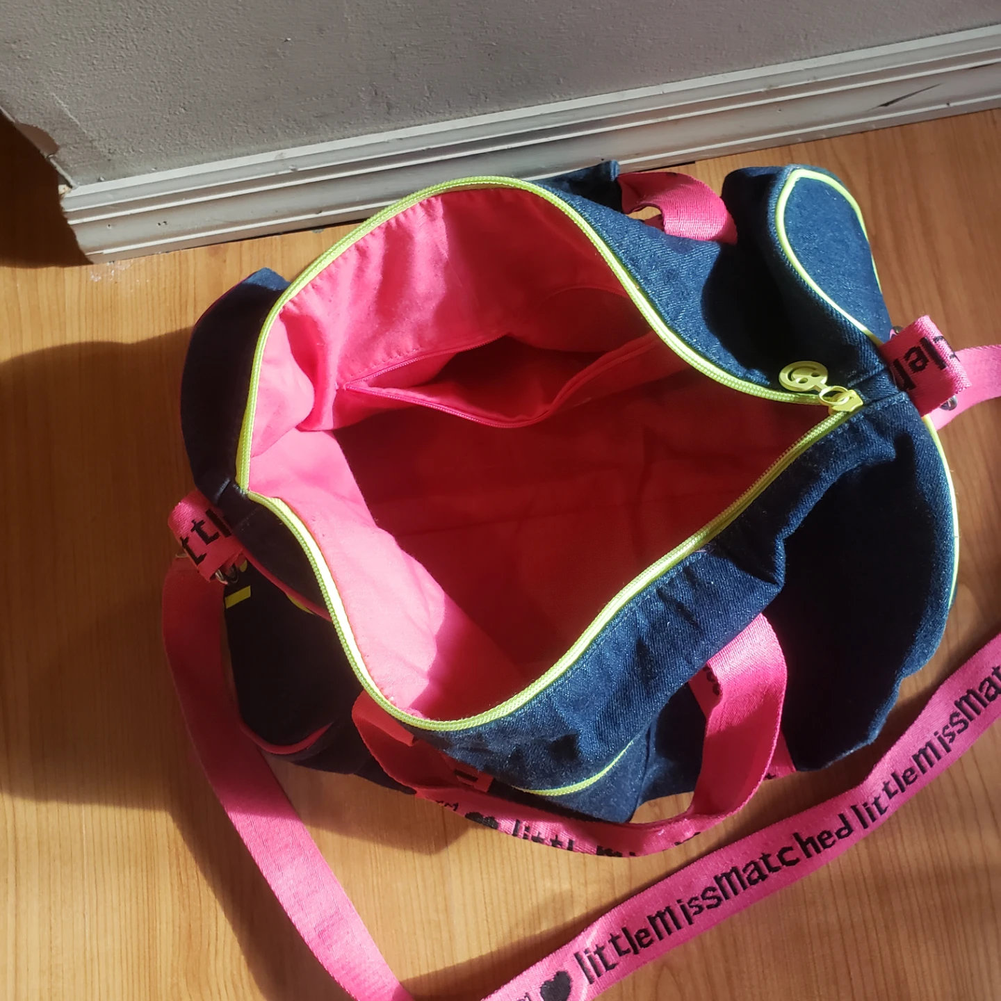 Little Miss Matched Denim Duffle Bag - photo 2