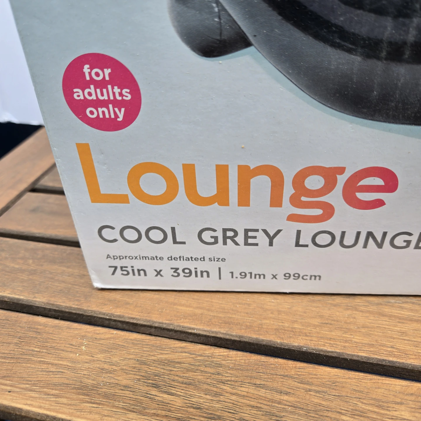 Inflatable black lounger - photo 5
