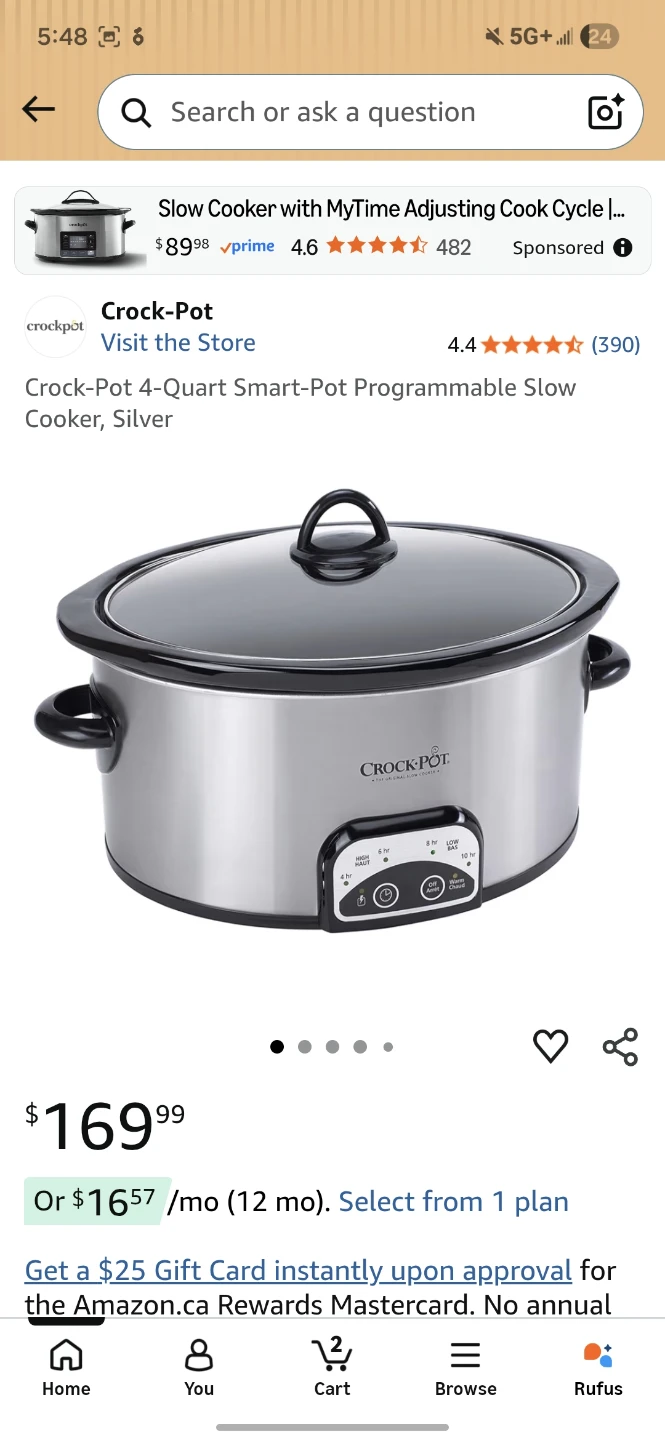 Crock pot  NEVER USED  OPEN BOX - photo 2