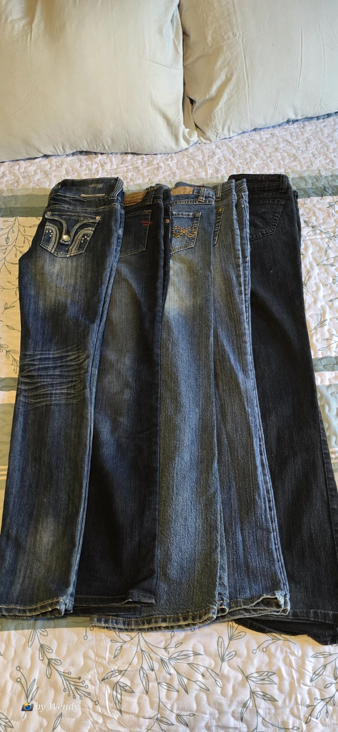 6 pair womens jeans