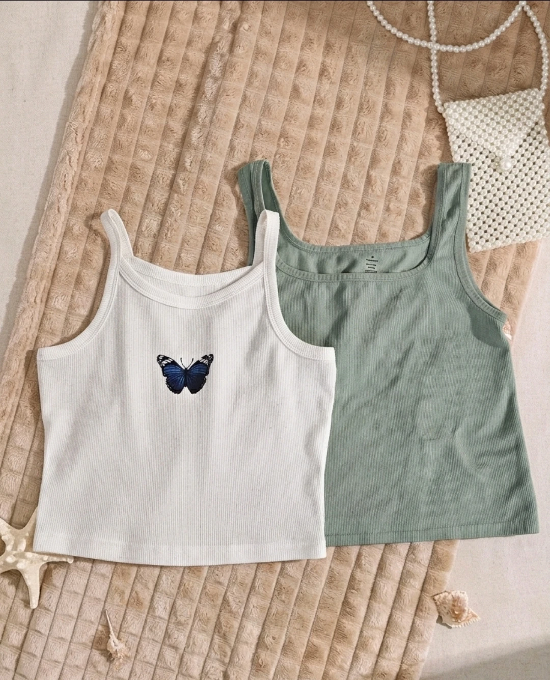 Bundle of 2 Ribbed Summer Tank Tops