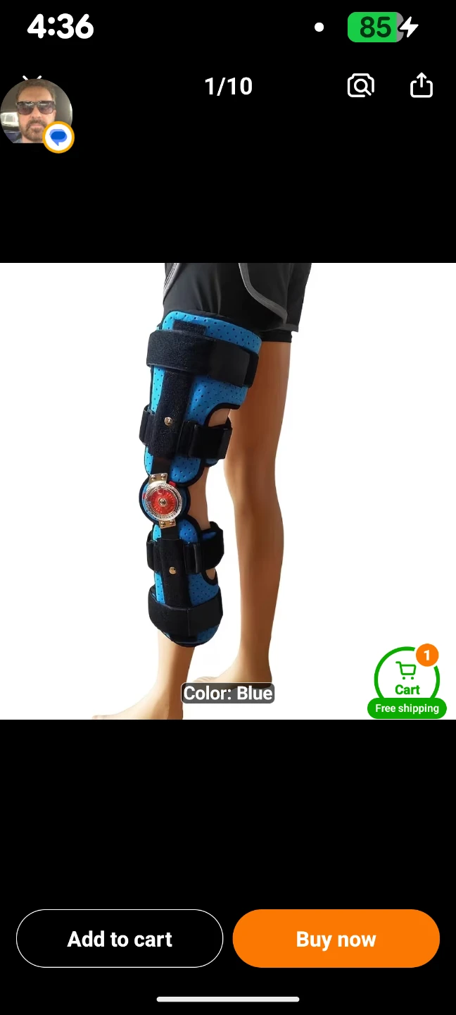 Hinged ROM Knee Brace - photo 4