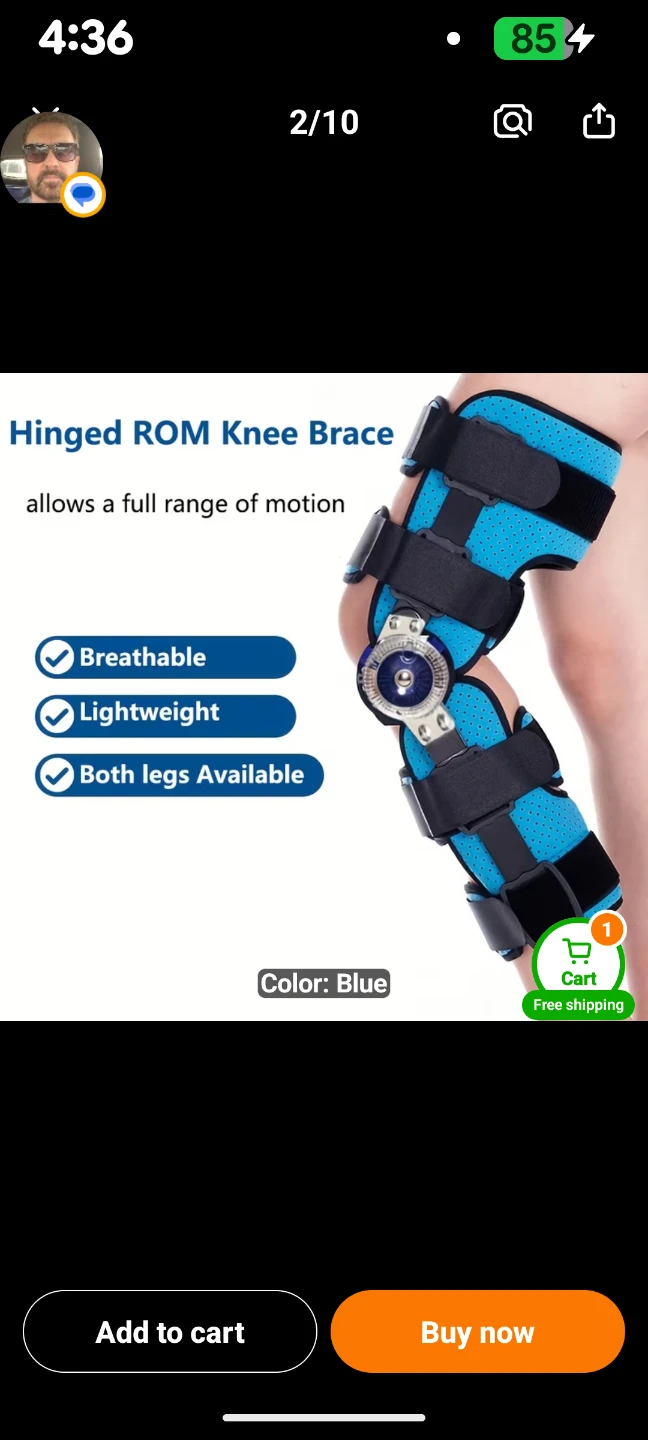 Hinged ROM Knee Brace - photo 5
