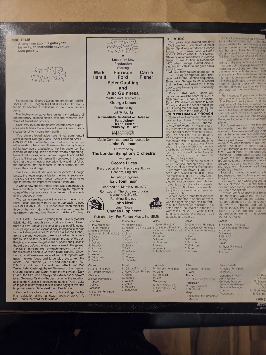 Star Wars Original Soundtrack Vinyl Record - photo 5