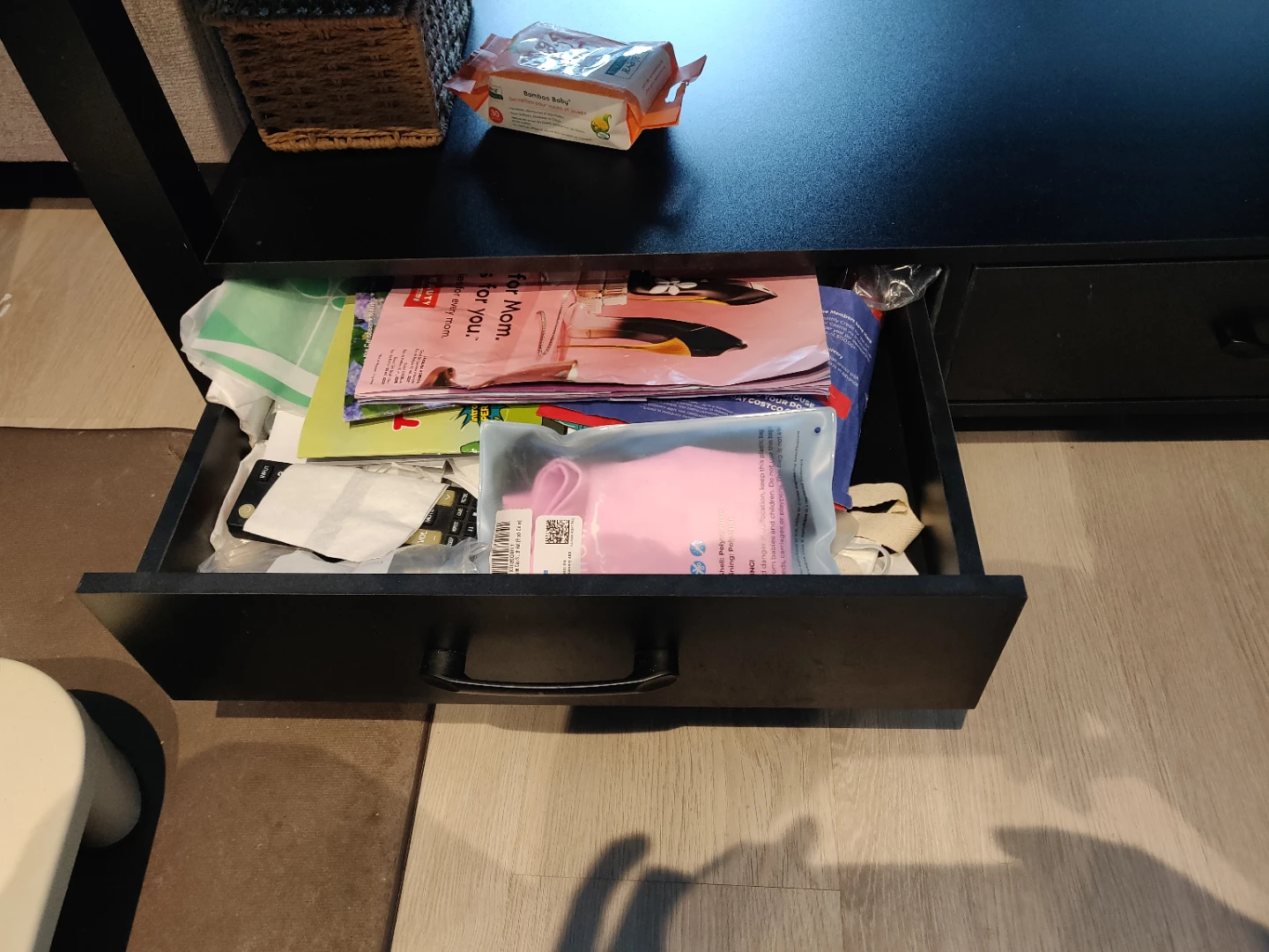 Black Lift-Top Coffee Table with Storage - photo 3