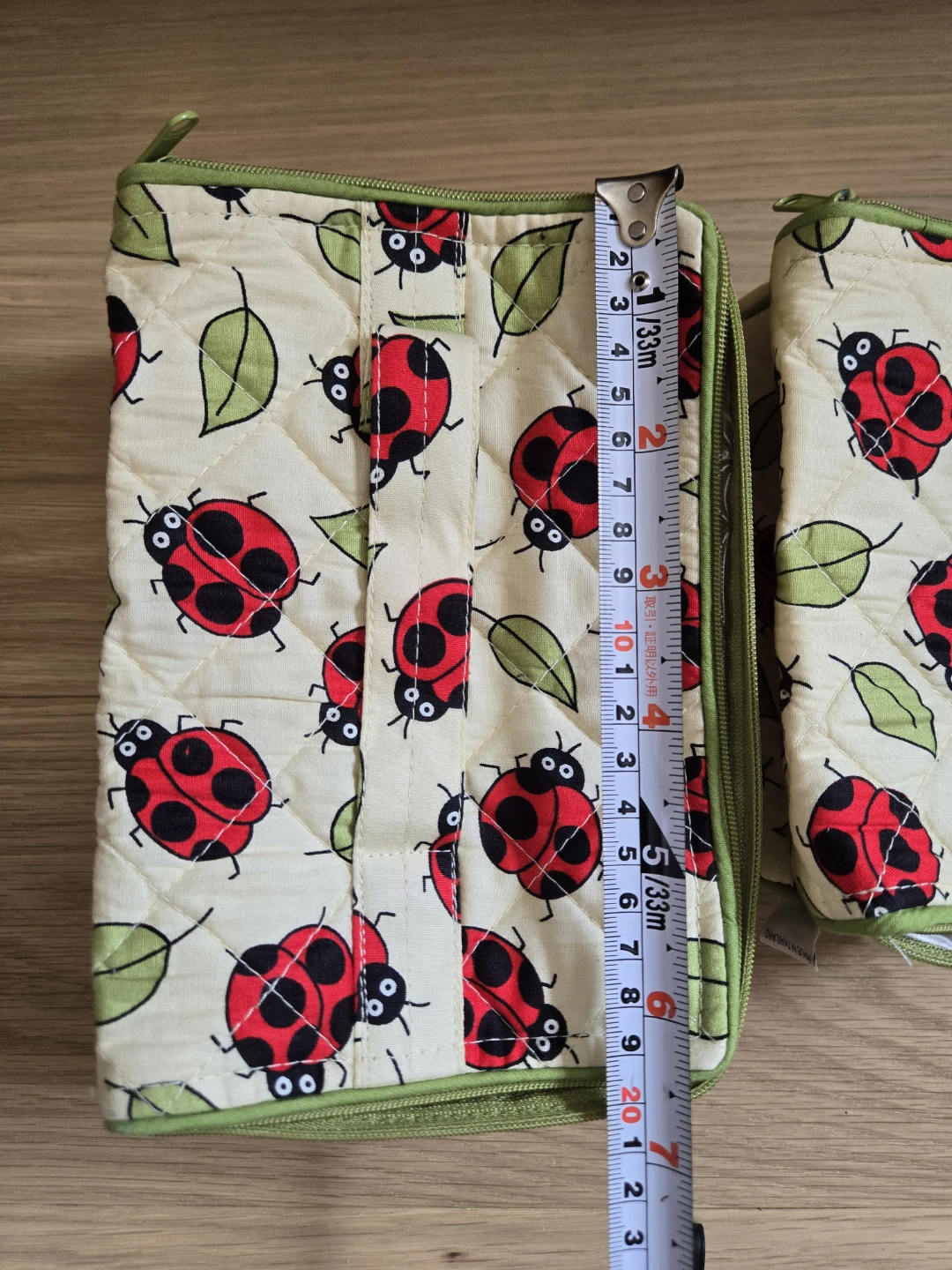 NaRaYa Ladybug Quilted Makeup Pouch Cosmetic Bag - photo 2