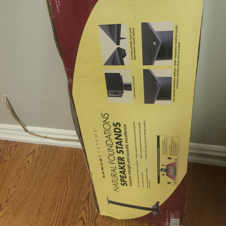 Sanus Systems Natural Foundations Speaker Stands