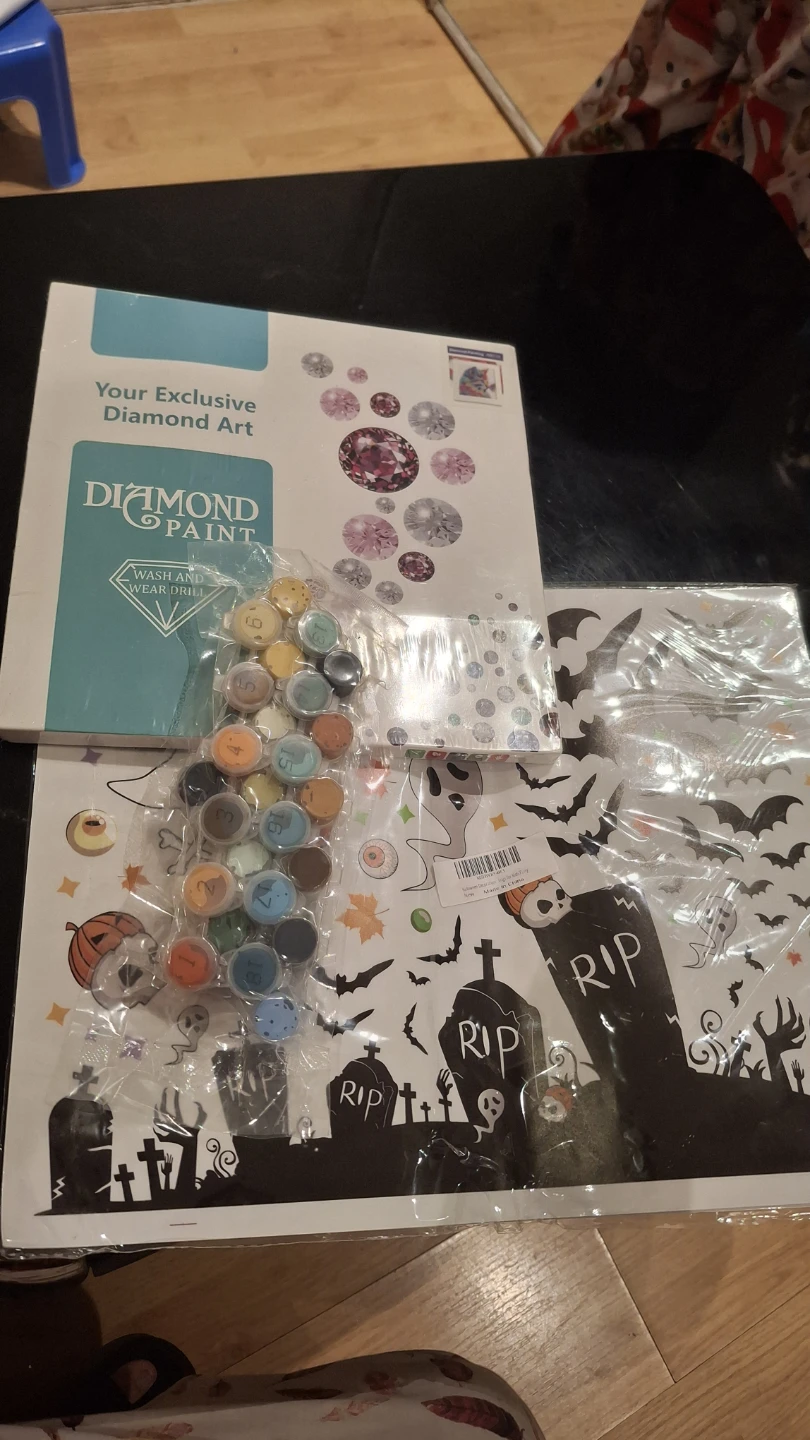 Diamond Paint, Halloween stickers and paint Kit