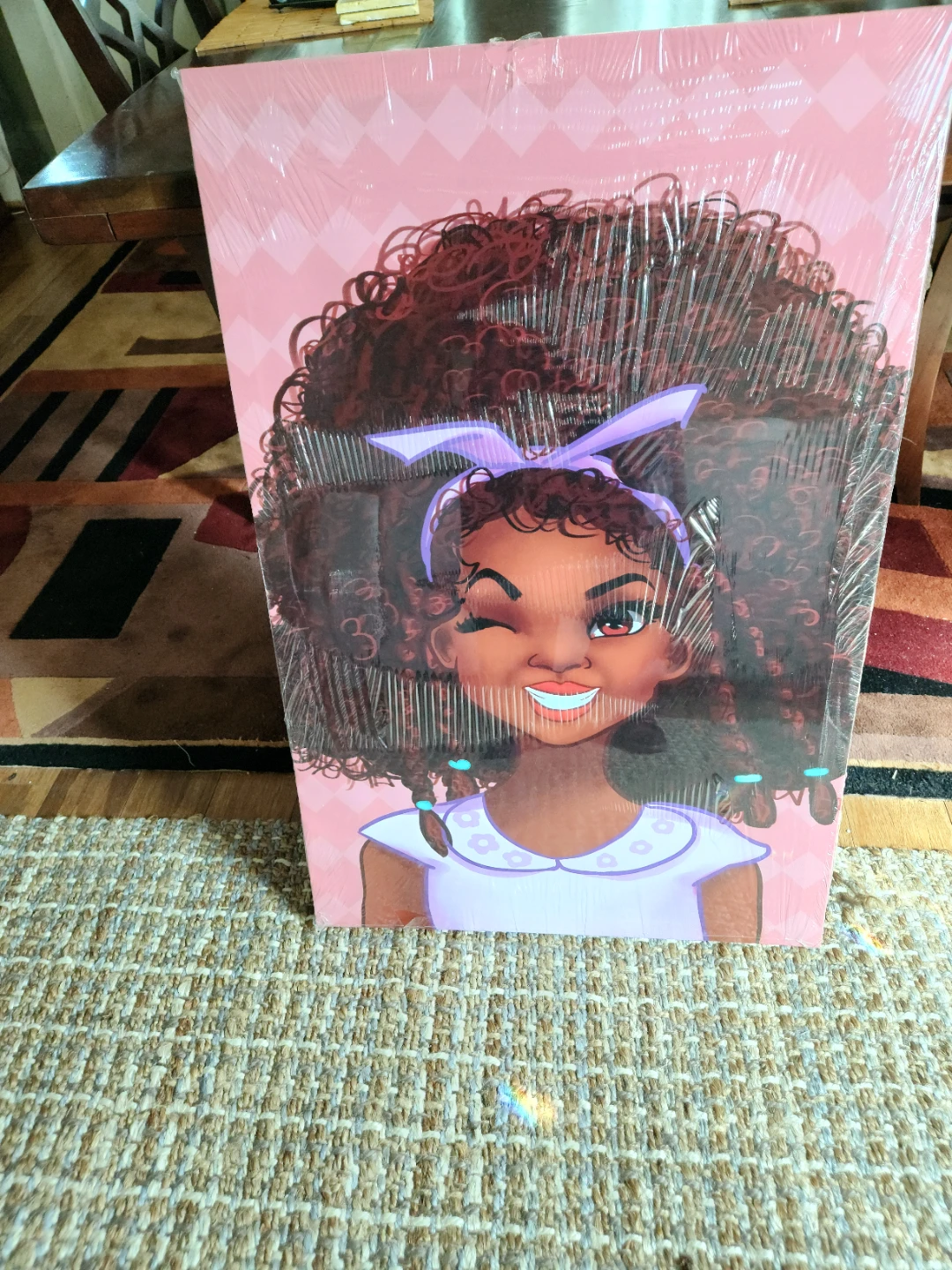 Girl's Artwork Canvas Print