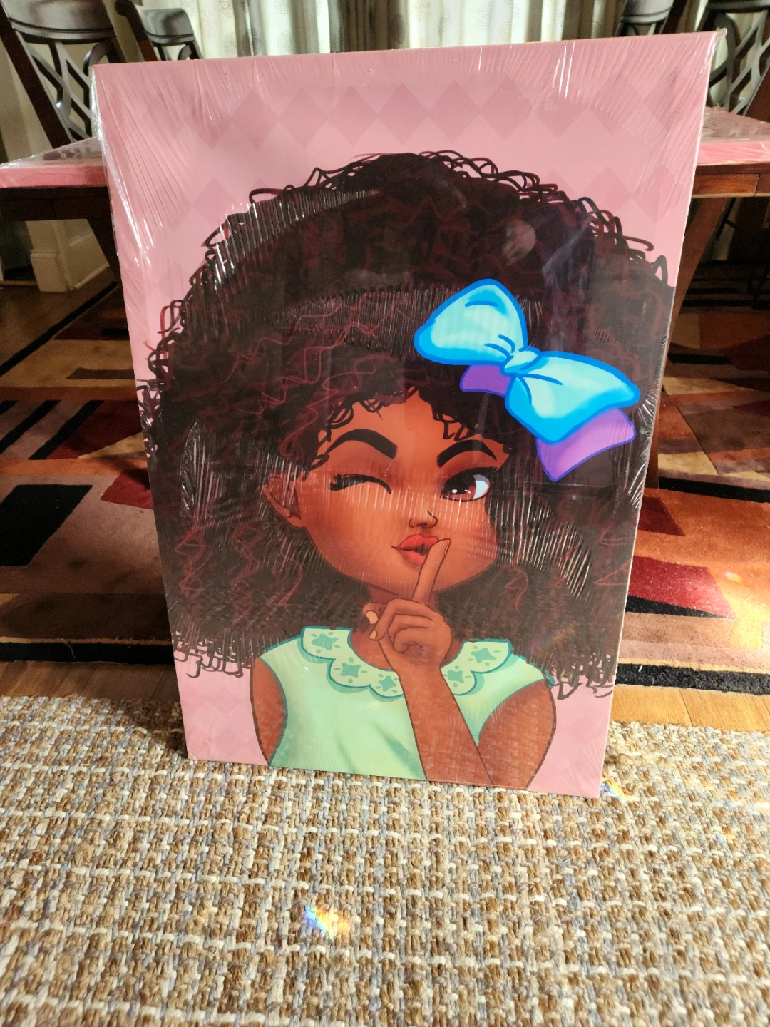 Girl's Artwork Canvas Print - photo 3