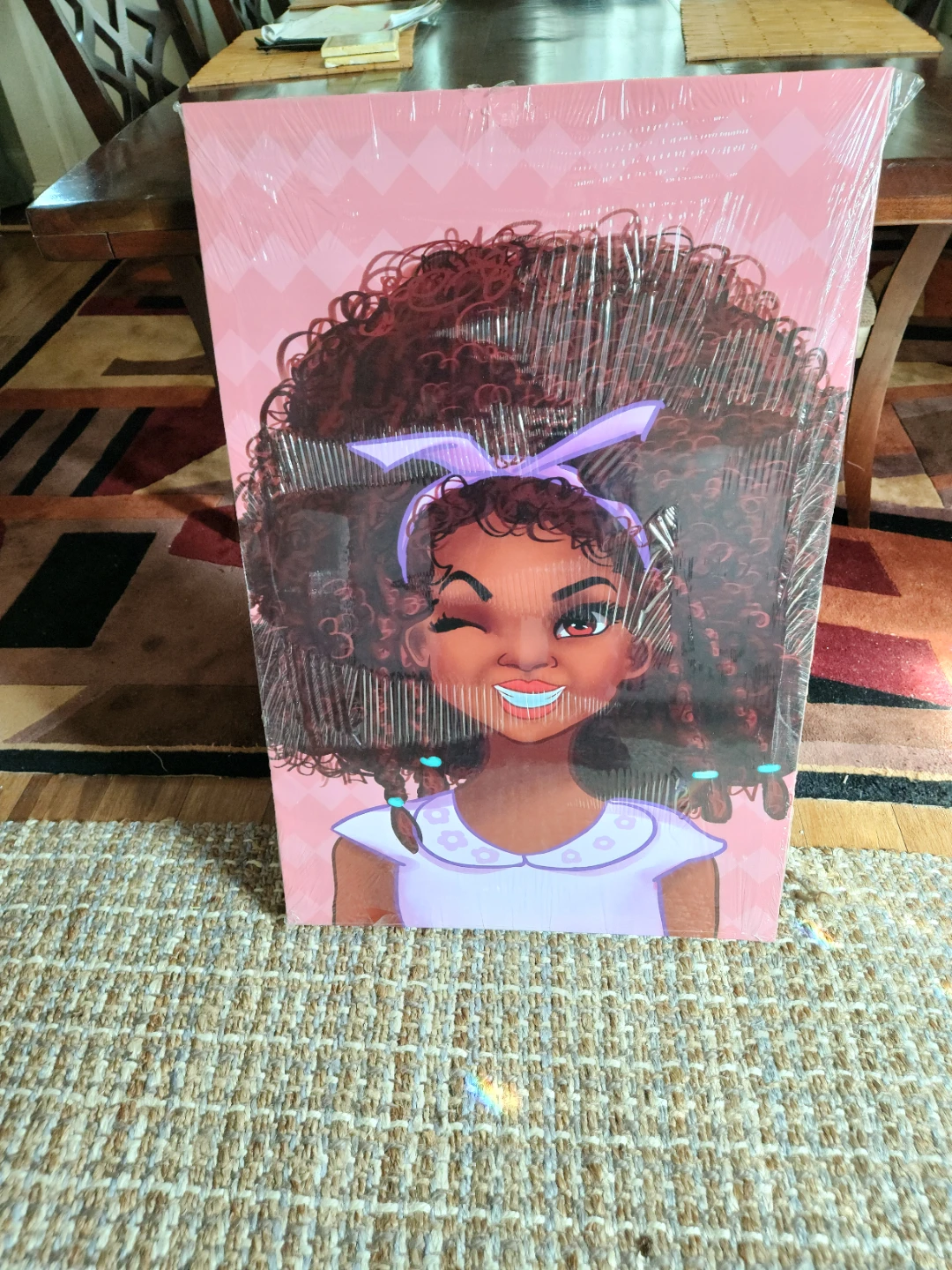 Girl's Artwork Canvas Print - photo 4