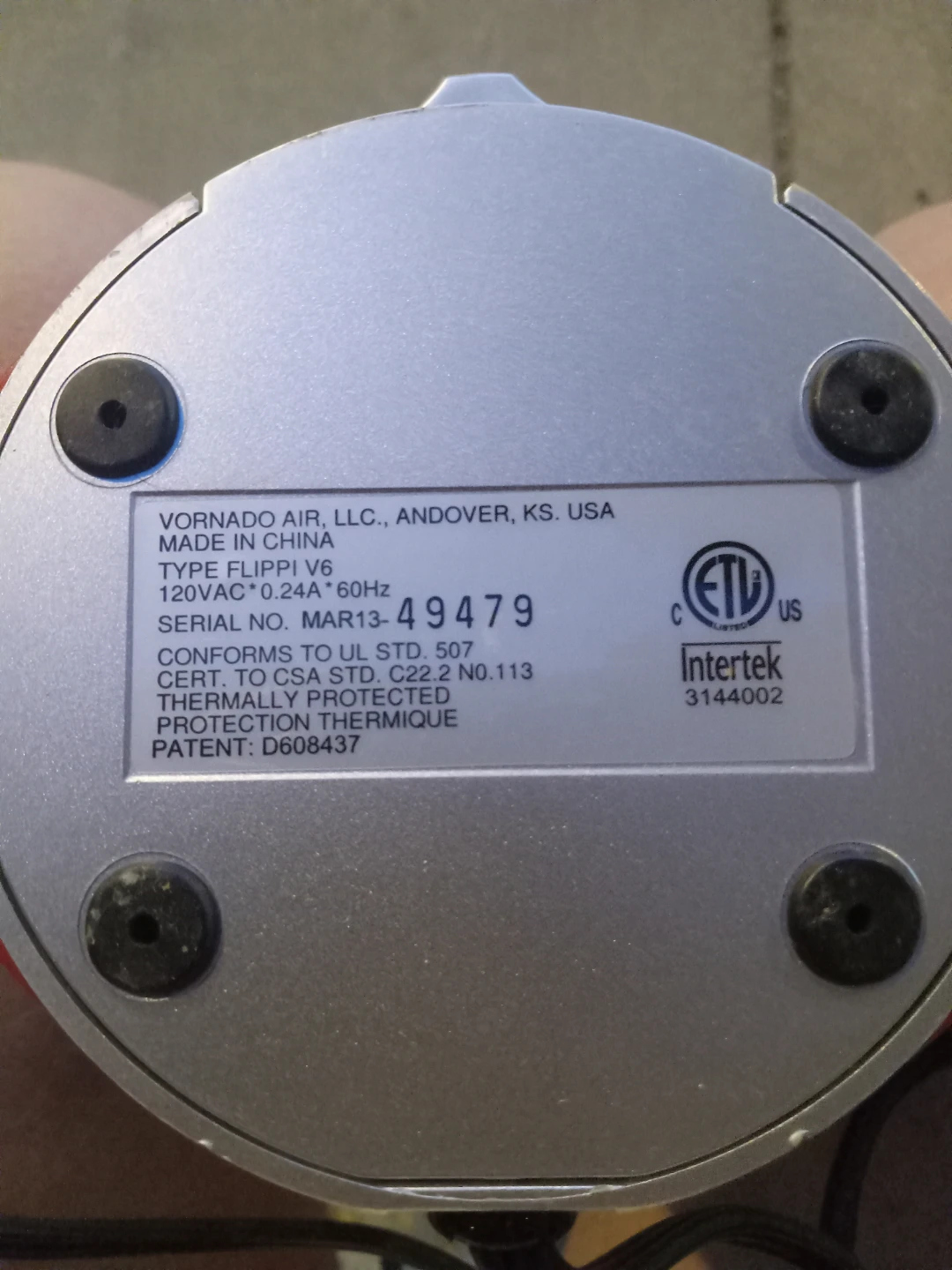 Vornado Flippi V6 Personal Desk Fan - photo 3