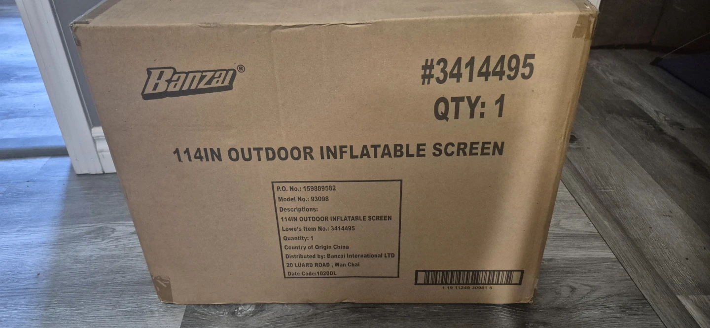Banzai 114 inch Outdoor Inflatable Projector Screen - photo 5