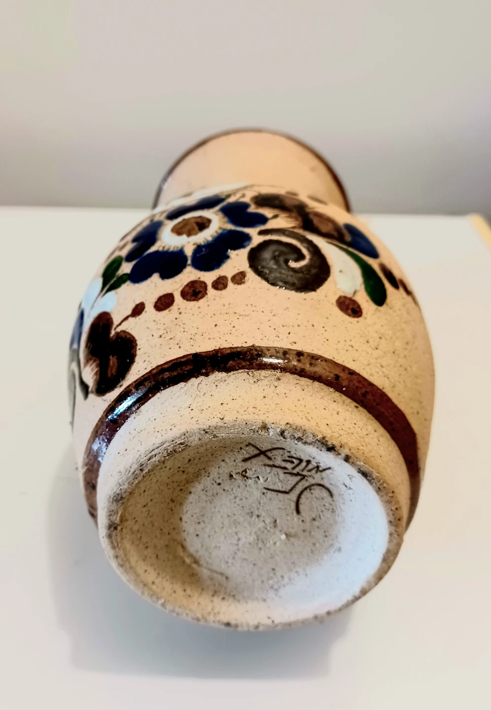 Vtg Mexican Stoneware Vase - photo 4