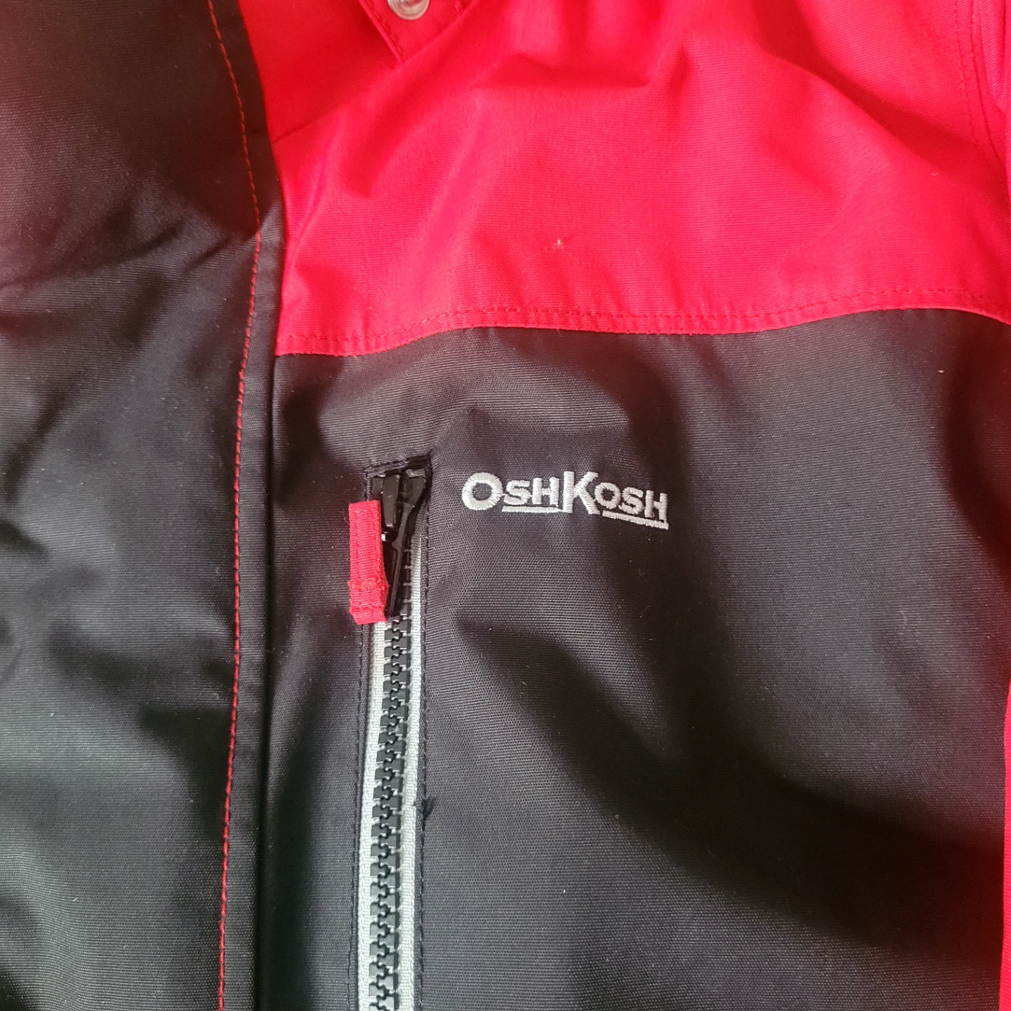 OshKosh B'gosh Red and Black Winter Jacket Size 10 - photo 3