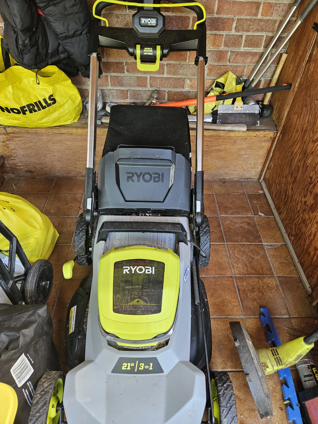 Ryobi 21" 3-in-1 Cordless Electric Mower