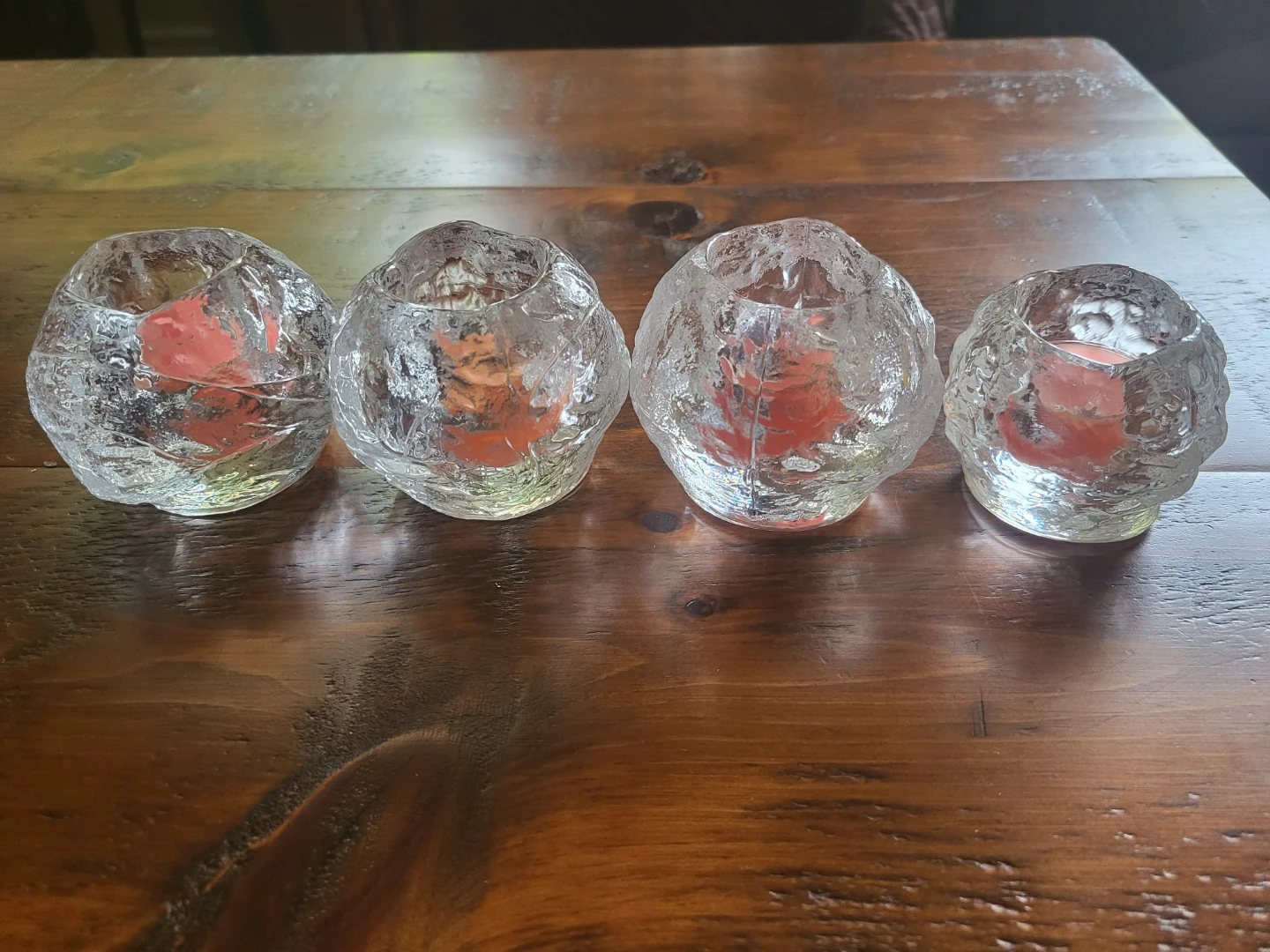 Costa boda Set of 4 Glass Votive Candle Holders