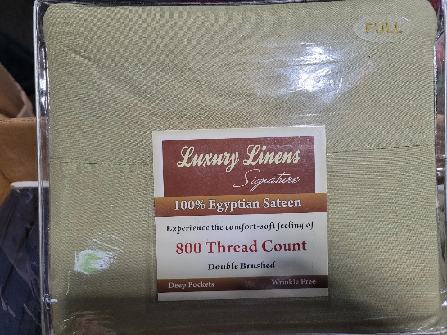 Luxury Linens 800 Thread Count Full Sheet Set - photo 2