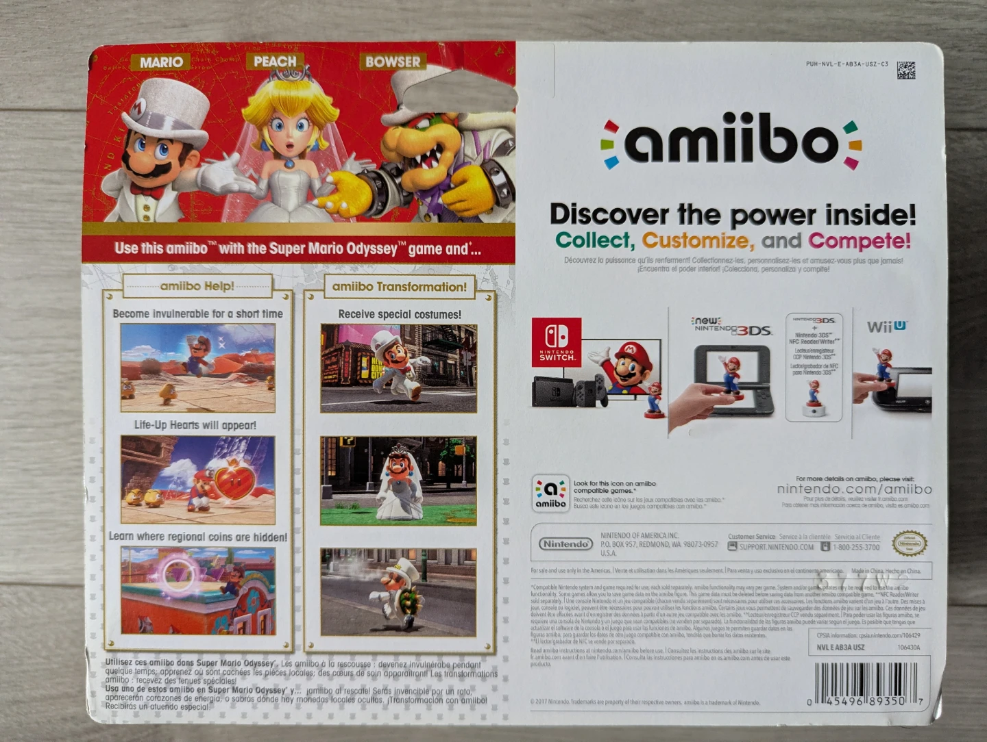 Nintendo Amiibo Super Mario Odyssey Wedding Set - photo 2
