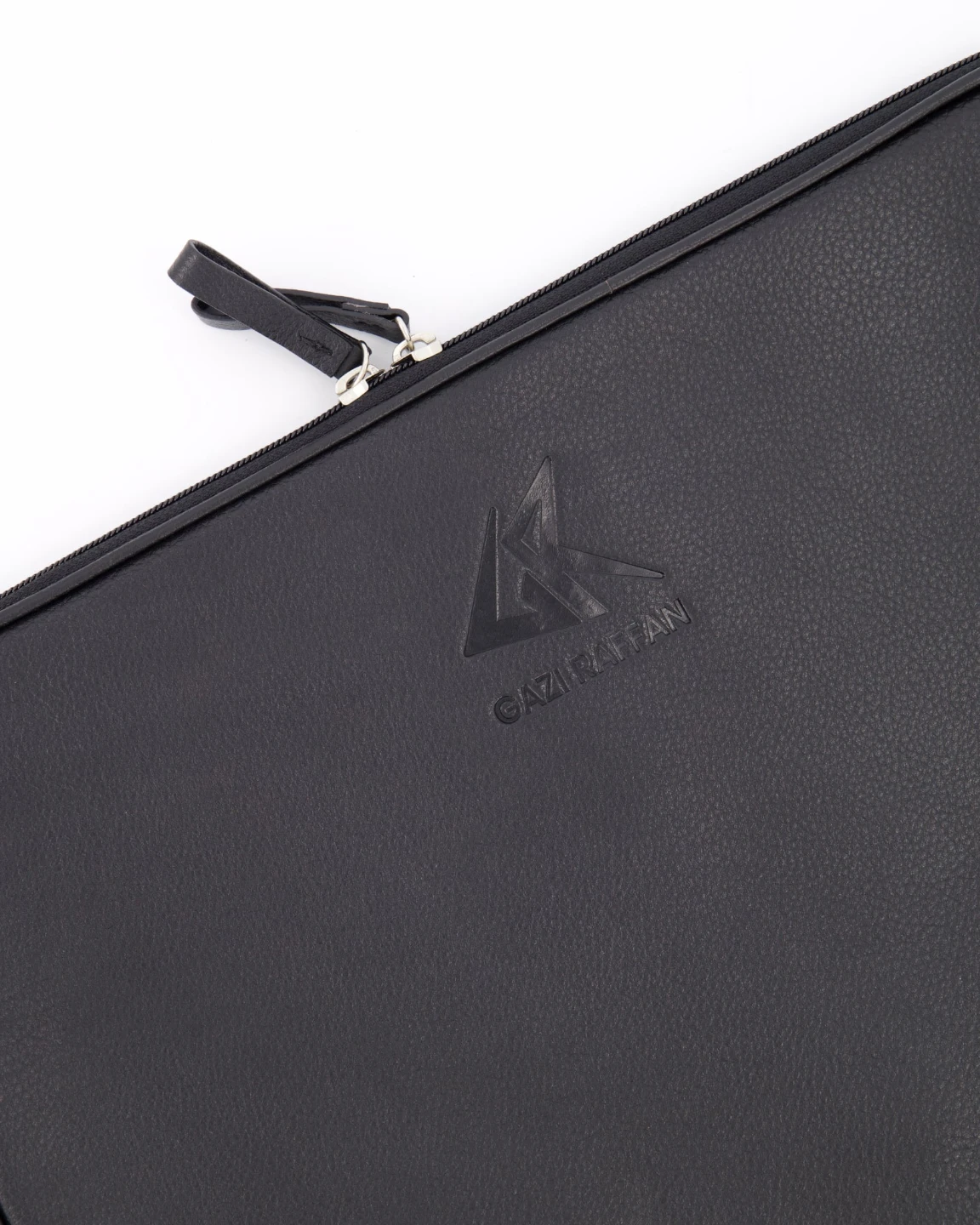 Genuine Leather Laptop Sleeve - Black - photo 3
