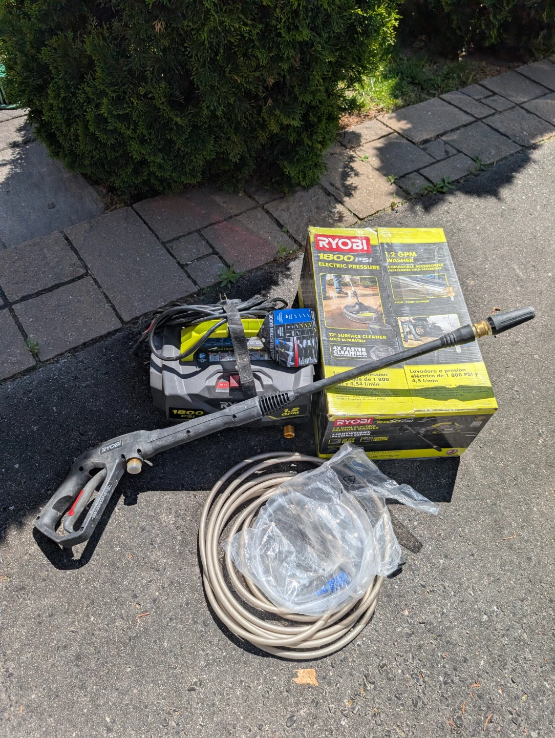 RYOBI 1800 PSI Electric Pressure Washer
