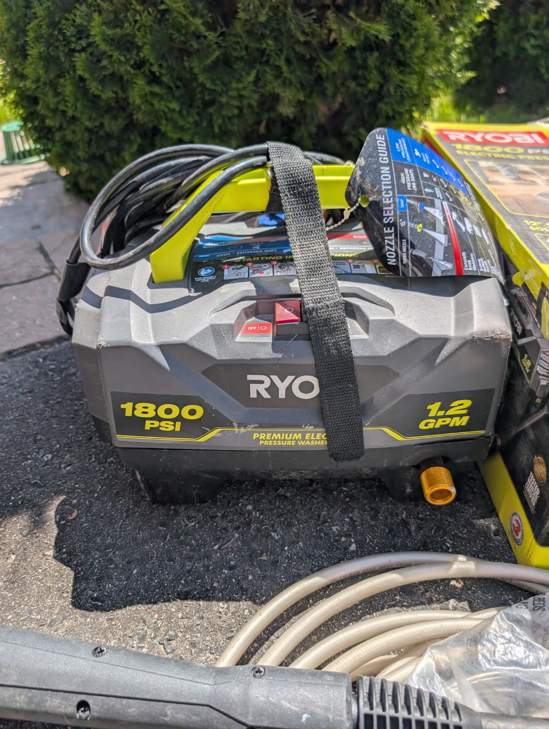 RYOBI 1800 PSI Electric Pressure Washer - photo 2