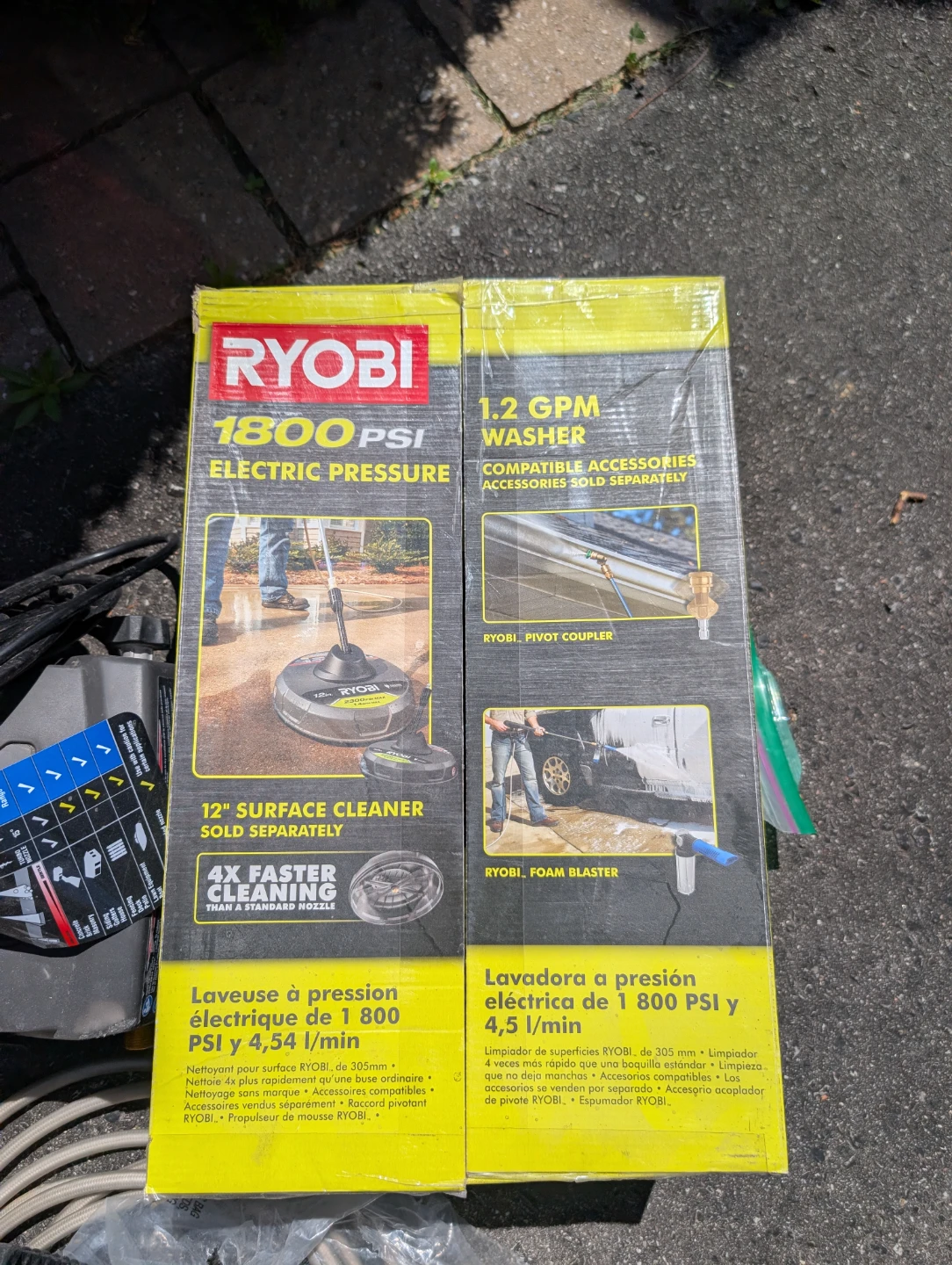 RYOBI 1800 PSI Electric Pressure Washer - photo 3