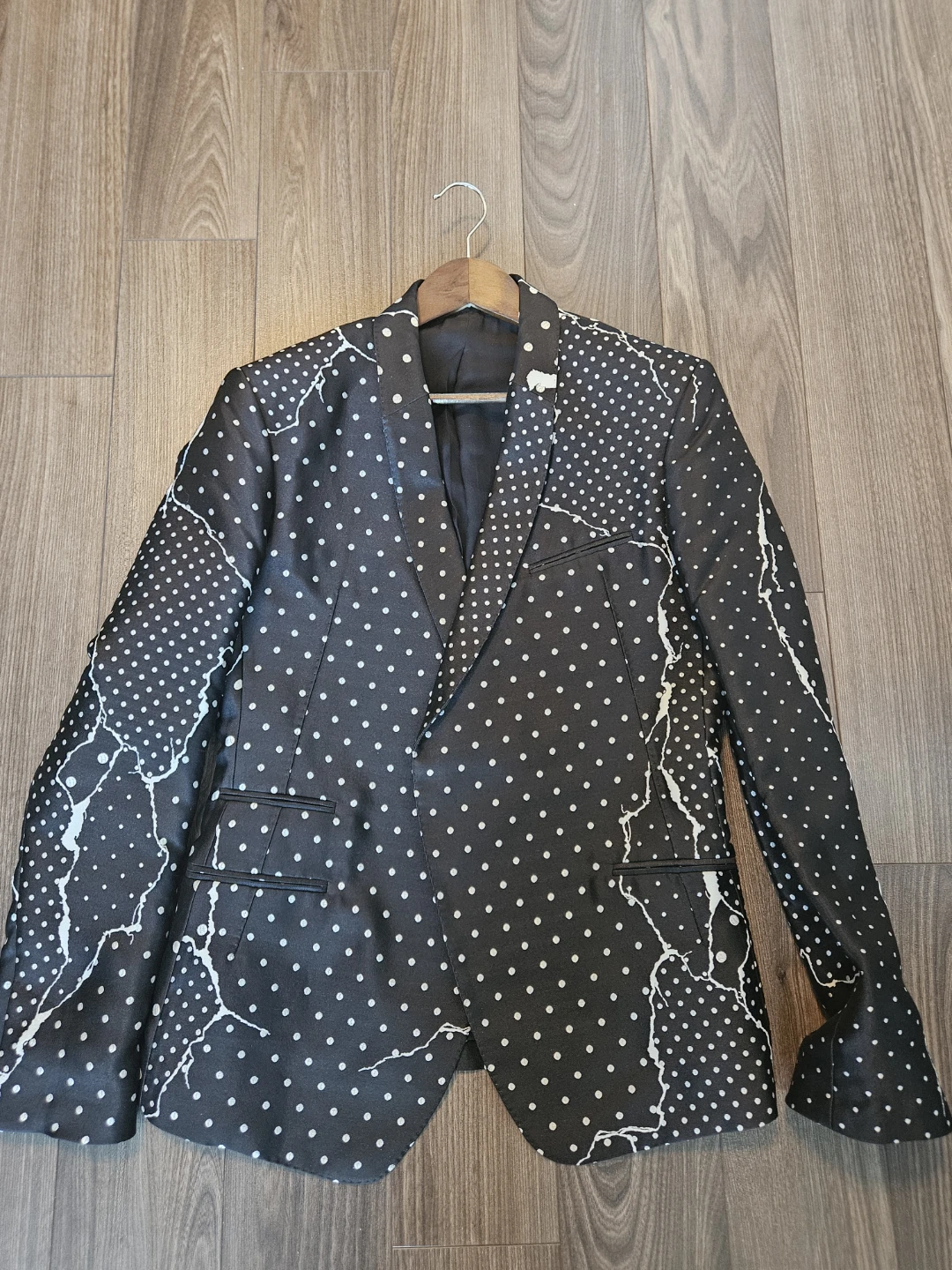 Haider Ackermann SS18 polkdadot Blazer