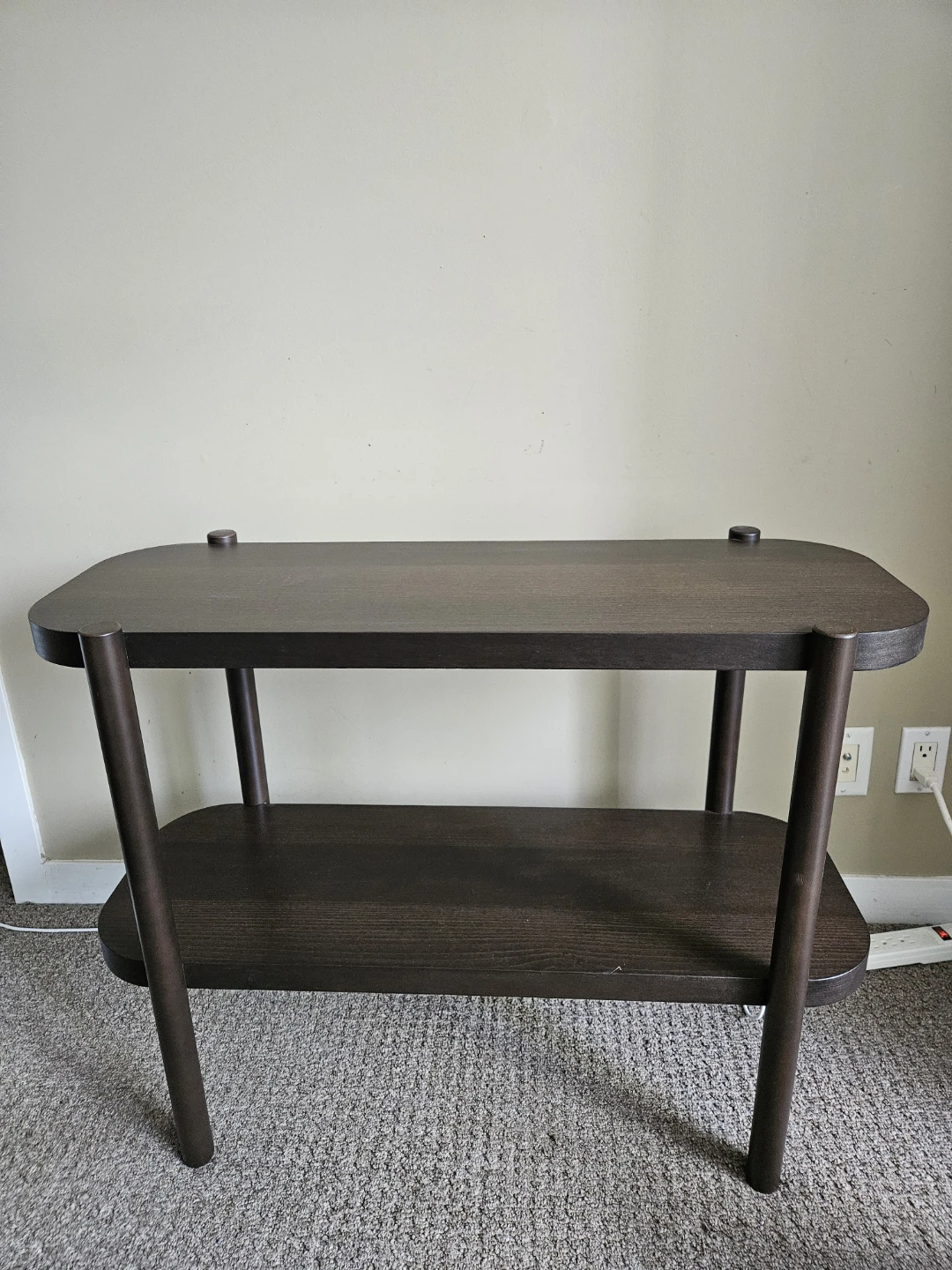 Dark Wood Side Table