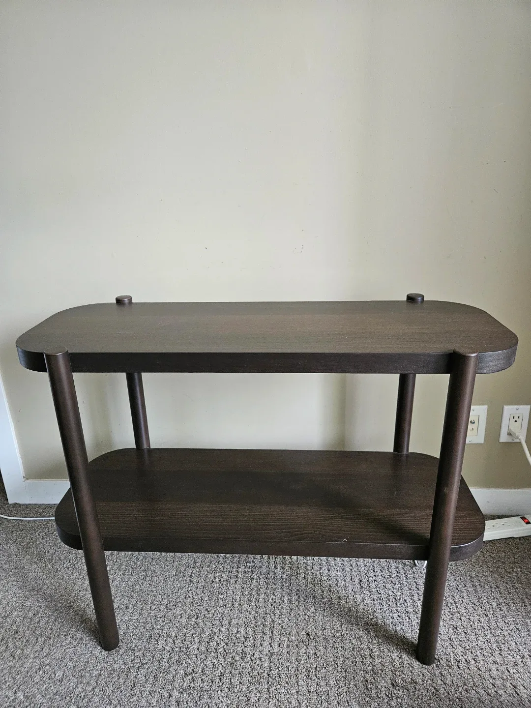 Dark Wood Side Table