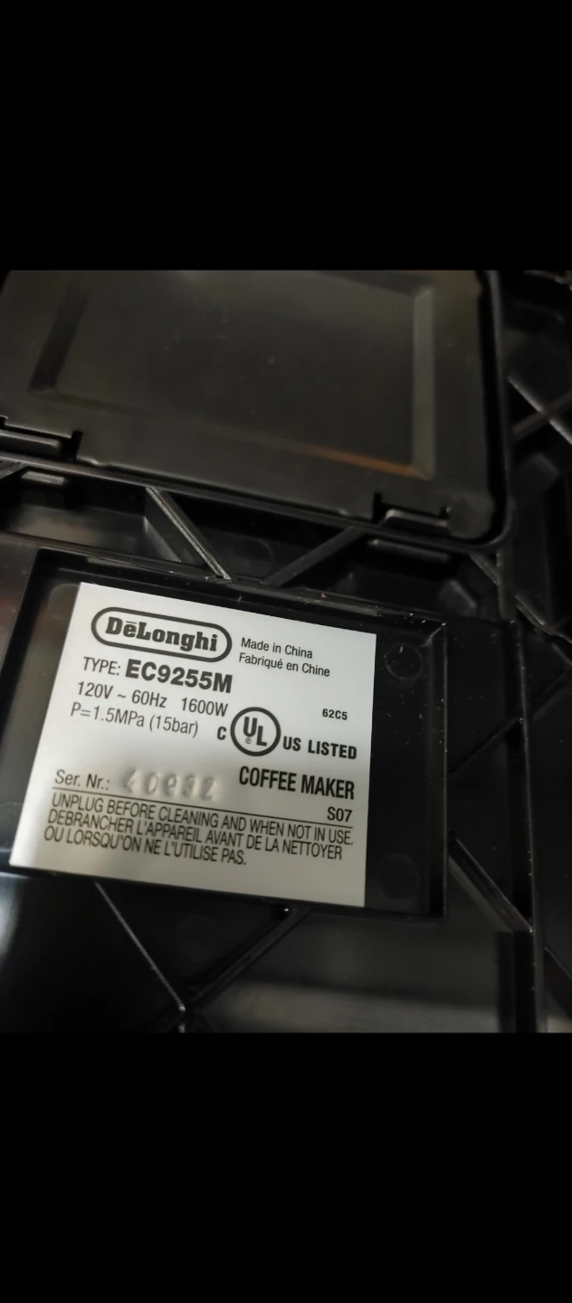 De'Longhi La Specialista EC9255M Espresso Machine - photo 5
